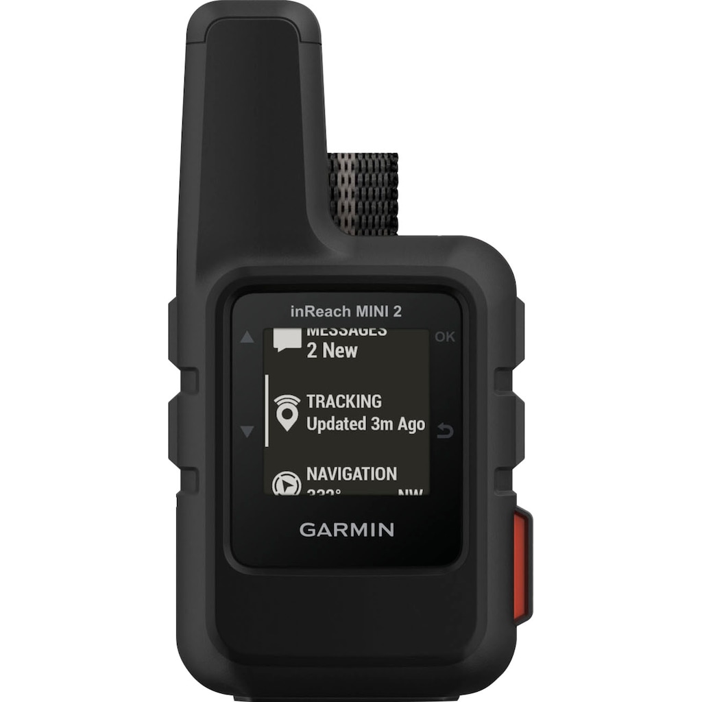 Garmin Outdoor-Navigationsgerät »Garmin inReach Mini 2 Black GPS EMEA«, TracBack-Routing-Funktion, Punkt-zu-Punkt-Navigation