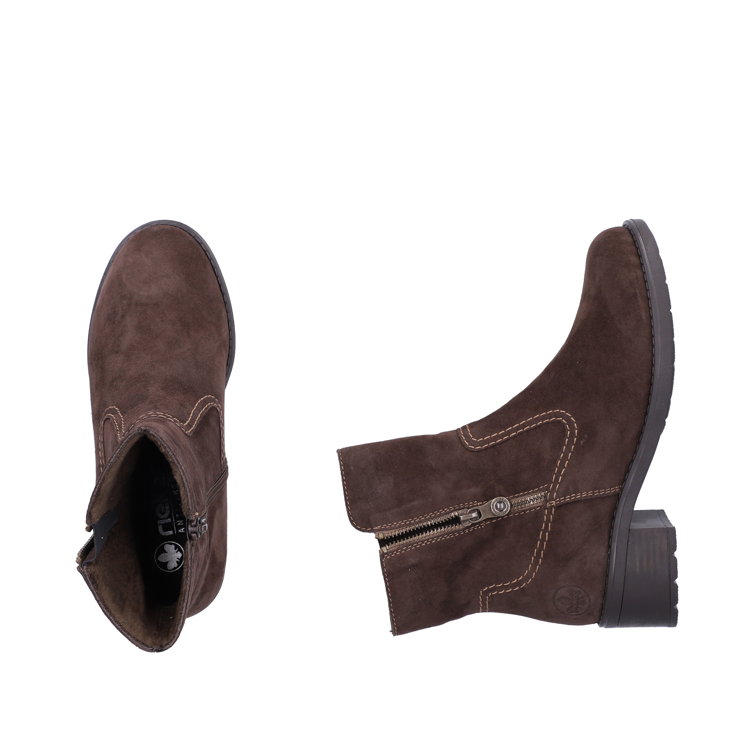 Rieker Stiefelette  Boots, Herbststiefelette mit Blockabsatz