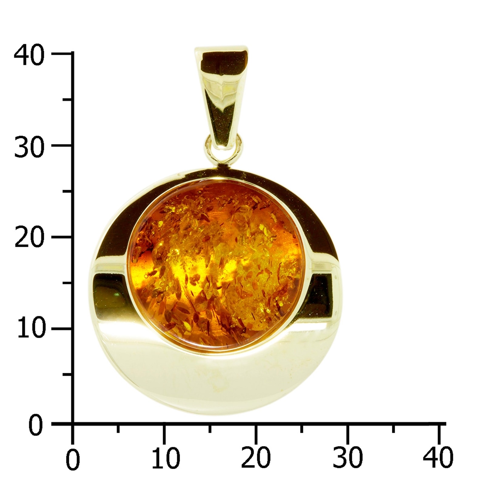 OSTSEE-SCHMUCK Kettenanhänger »- Henni - Gold 333/000 - Bernstein«