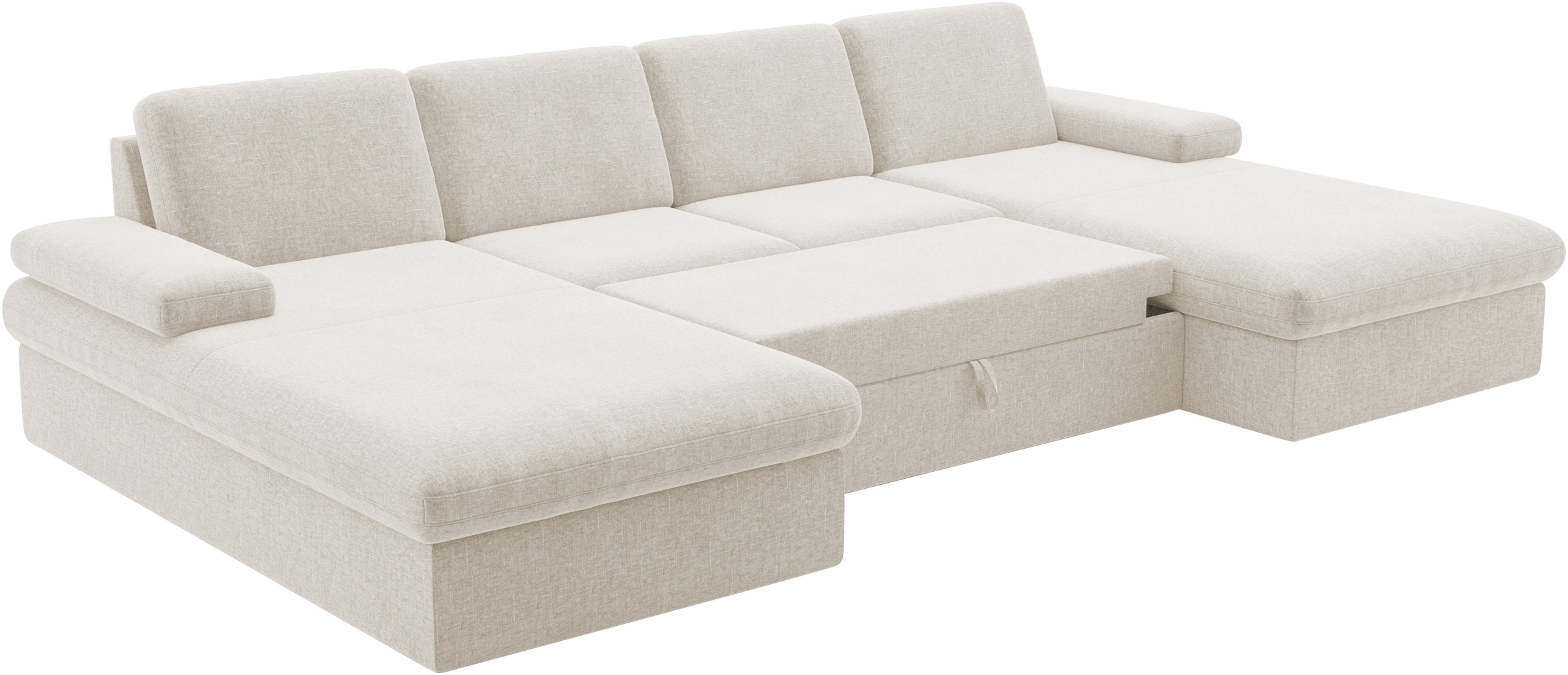 sit&more Wohnlandschaft »Moreno«, mit Armteilverstellung,wahlweise mit Bettfunktion