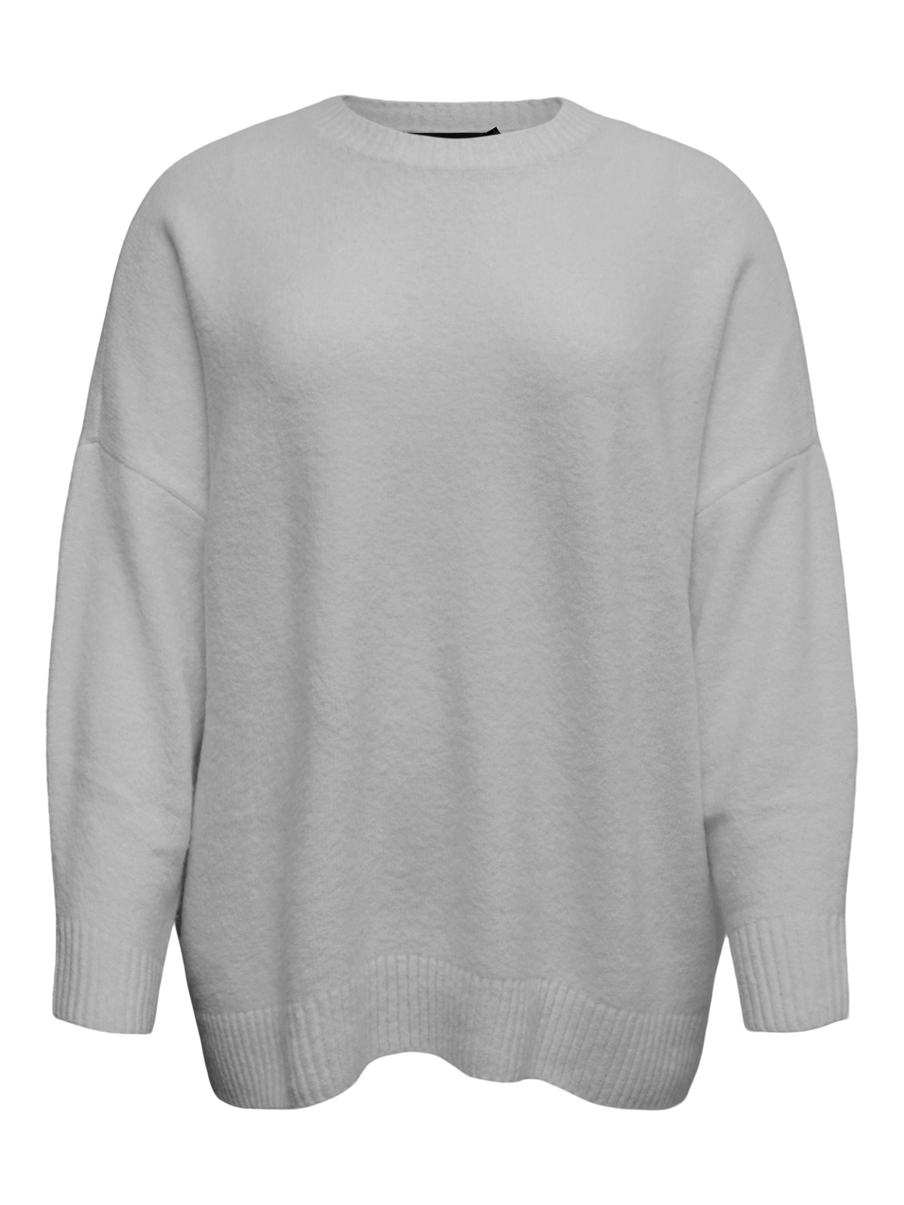 Vero Moda Curve Strickpullover »VMCBOOM LS O-NECK PULLOVER GA NOOS CUR«