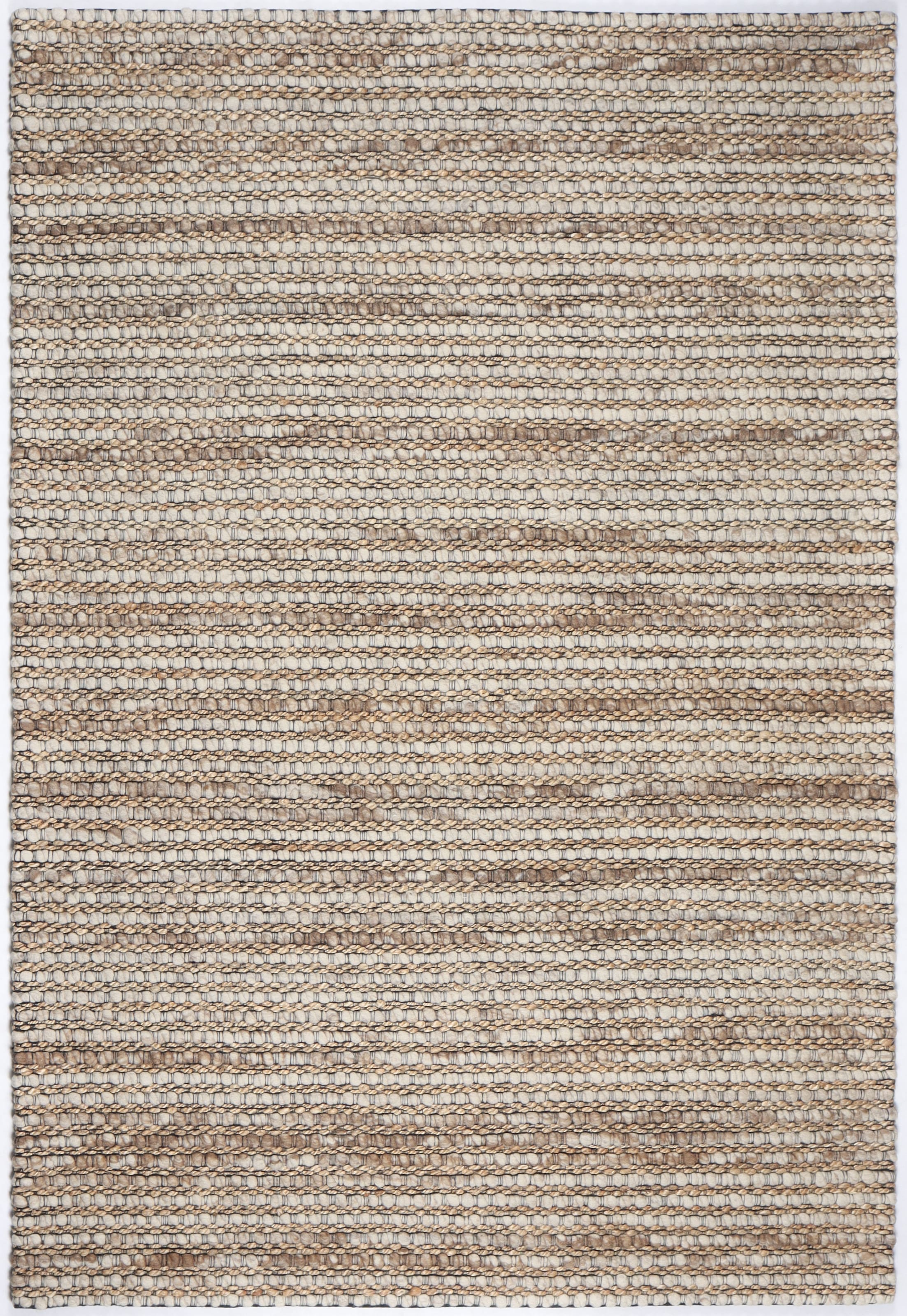my home Hochflor-Teppich »Leevy«, rechteckig, 25 mm Höhe, Handwebteppich, Wolle, Robust und Langlebig