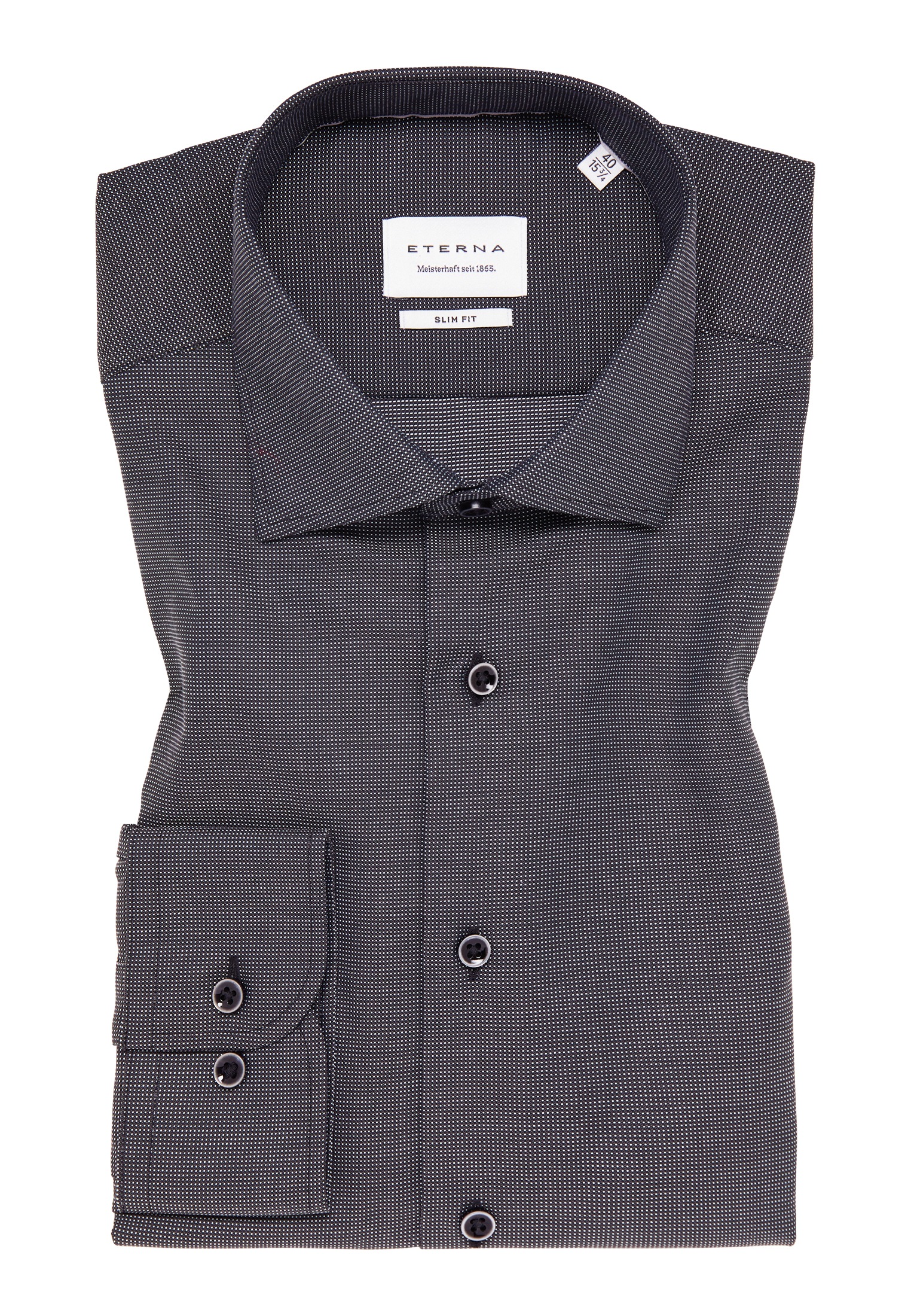 Eterna Langarmhemd »SLIM FIT«, NON IRON (bügelfrei)