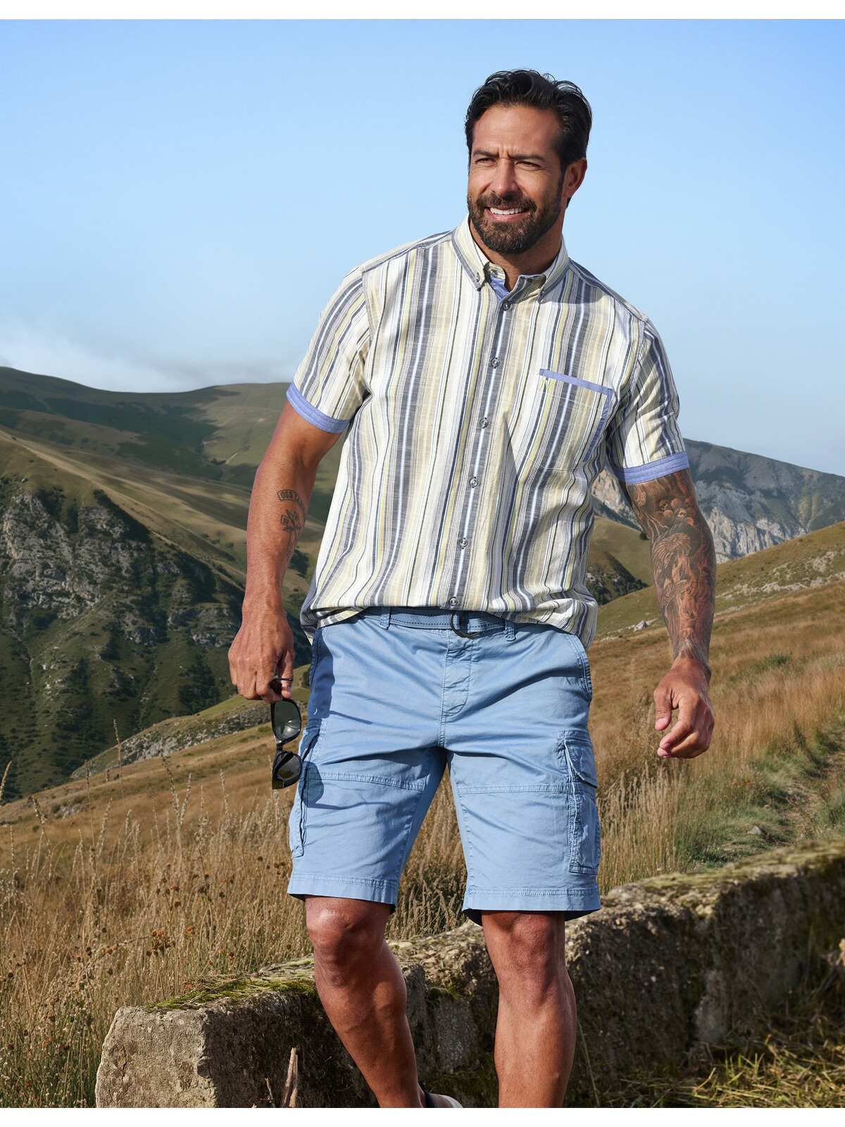 Jan Vanderstorm Kurzarmhemd »Kurzarmhemd ROREK«