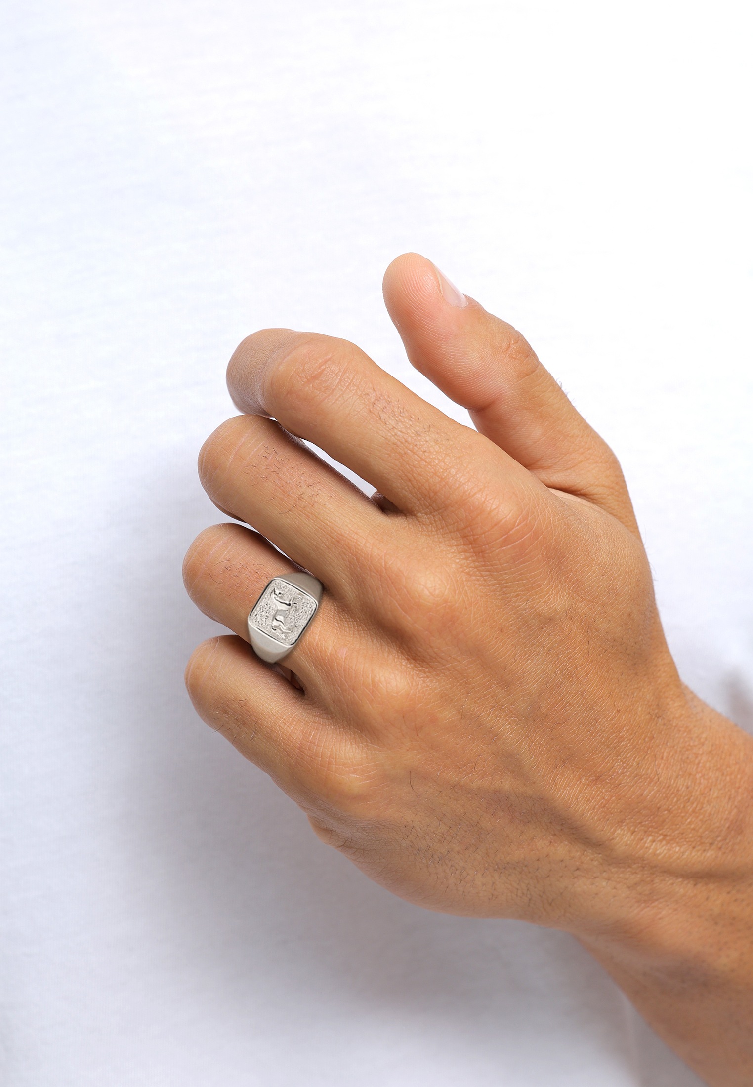 Kuzzoi Siegelring »Ring Siegelring Pferd 925 Sterling Silber«