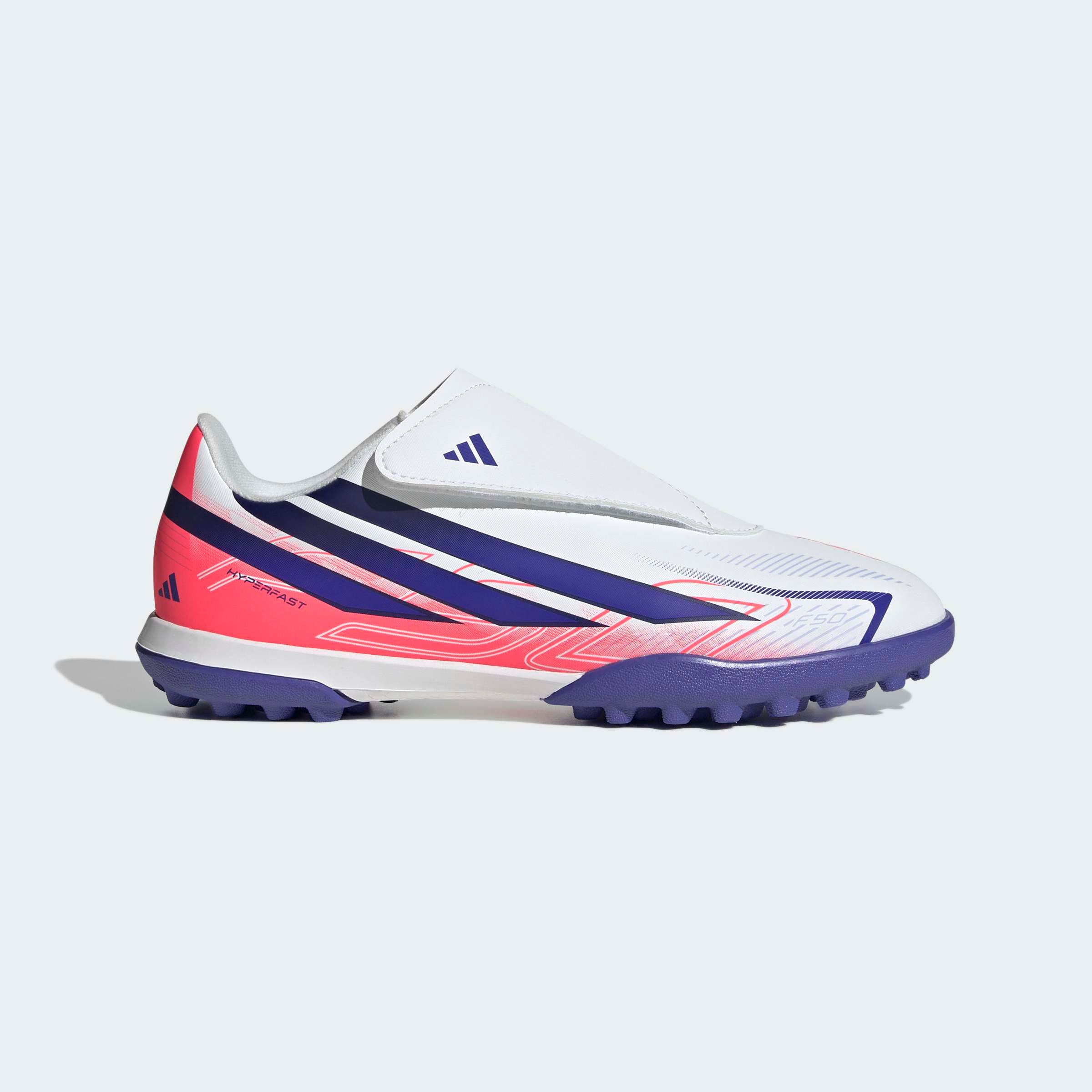 adidas Performance Fußballschuh »F50 HYPERFAST CLUB KIDS , HYBRIDRASEN, KLETTVERSCHLUSS«  für Kinder & Jugendliche