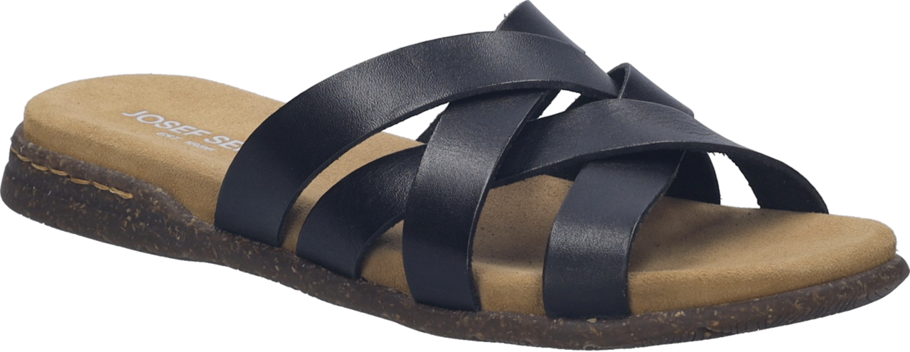 Josef Seibel Pantolette »Fabricia 05«  Sommerschuh, Schlupfschuh mit gekreuzten Bandagen-Riemchen, G-Weite