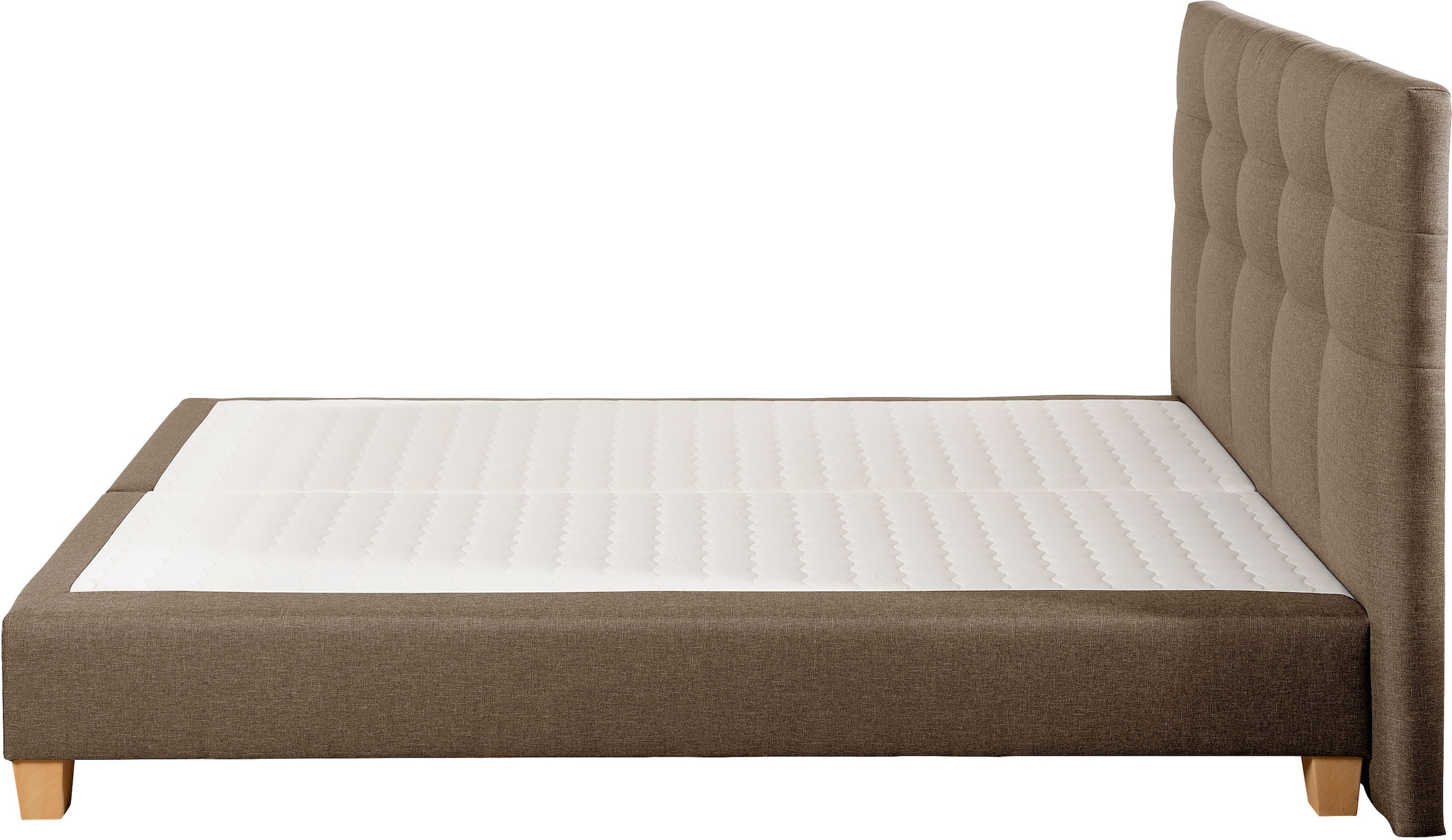 Home affaire Boxspringbett »Moulay«, inkl. Topper, in Überlänge 220 cm, 3 Härtegrade, auch in H4