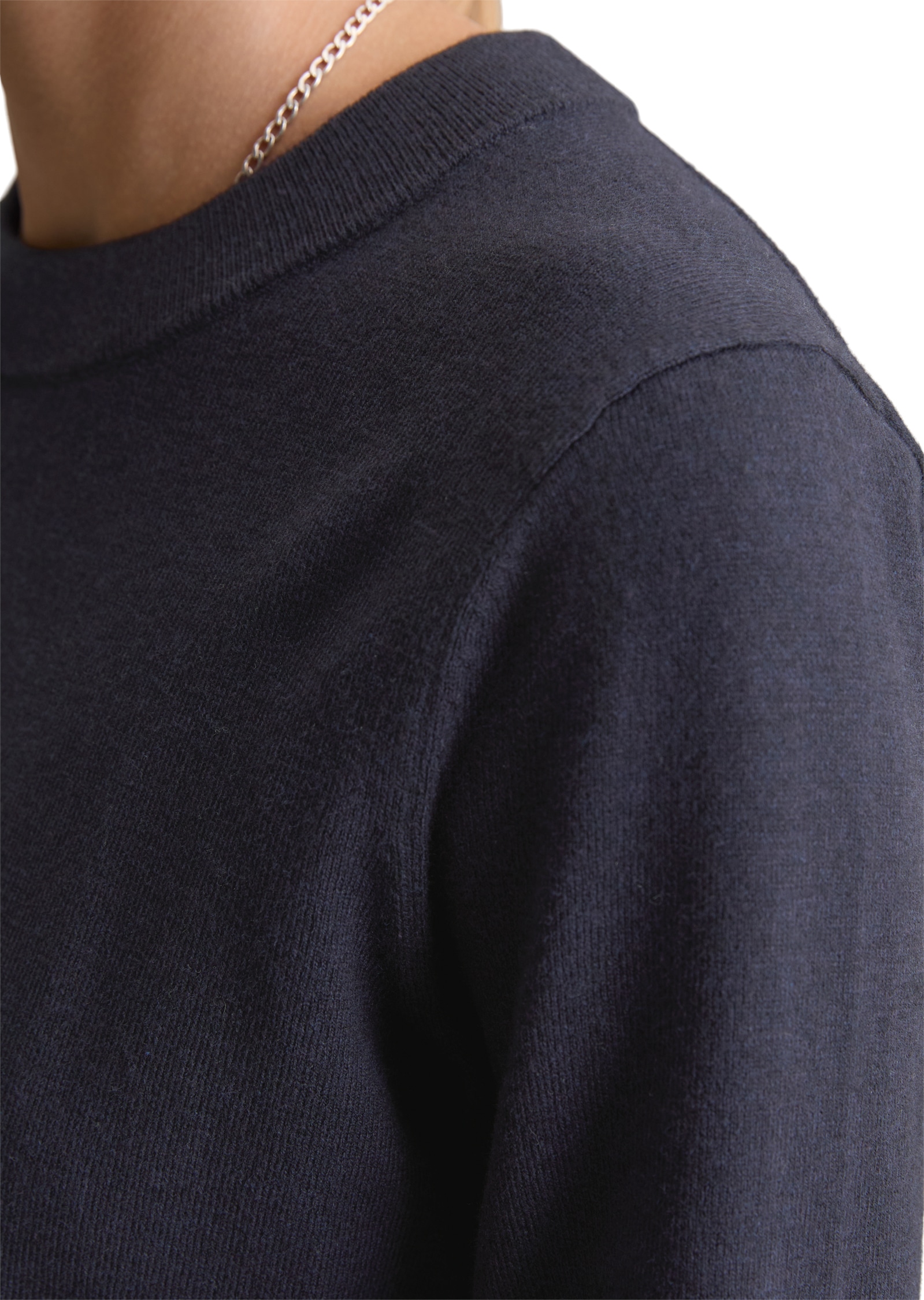 Marc O'Polo DENIM Rundhalspullover »regular fit aus Soft Cotton Stretch«