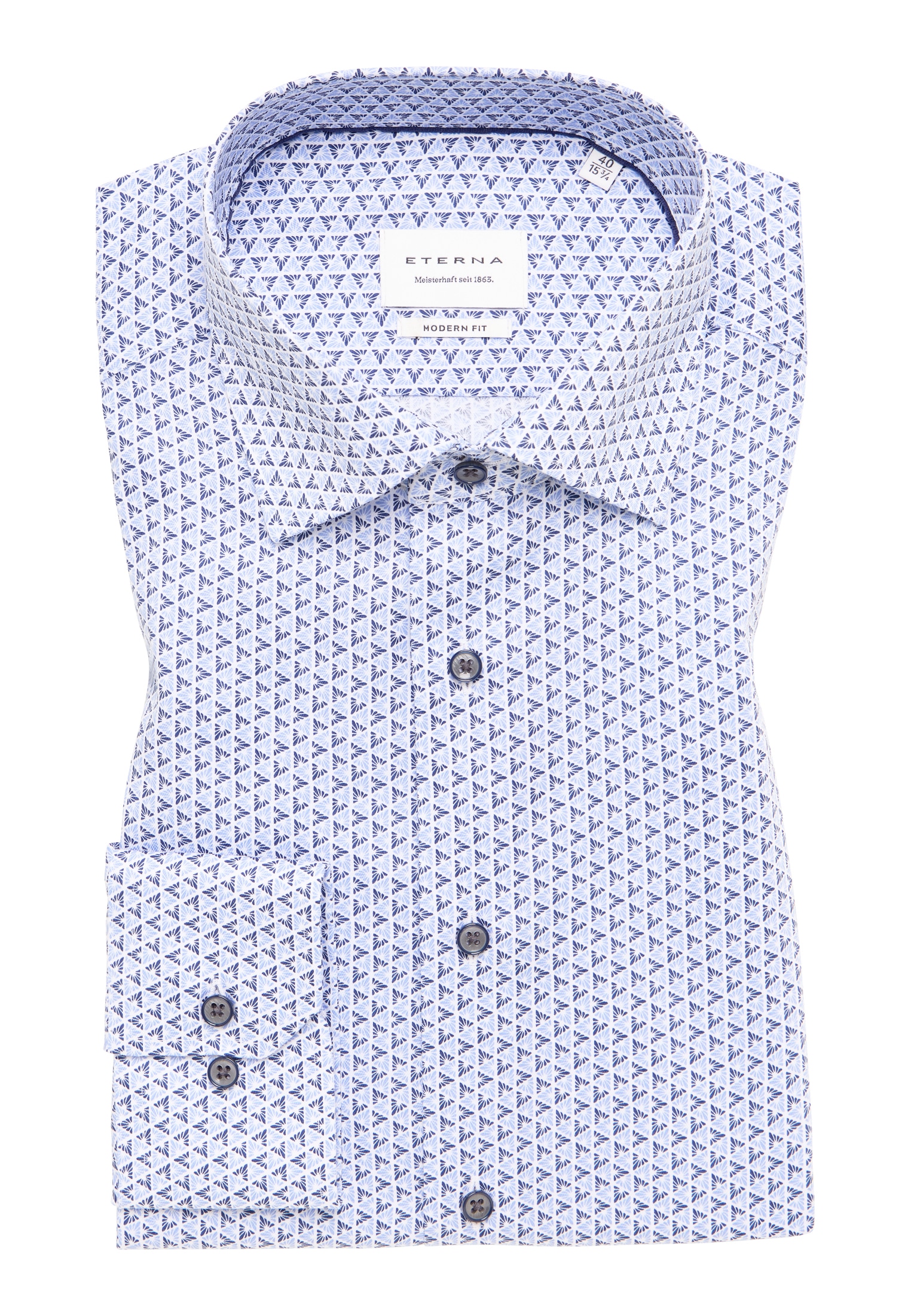 Eterna Langarmhemd »MODERN FIT«, NON IRON (bügelfrei)