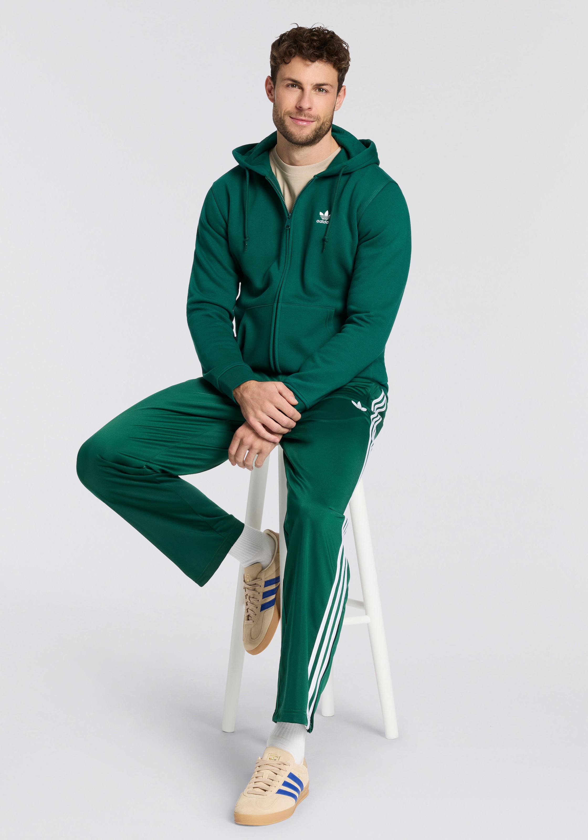 adidas Originals Kapuzensweatshirt »TREFOIL ESSENTIALS«, Full Zip Hoddie, Kapuzenpullover, Kapuzenjacke mit Reißverschluss
