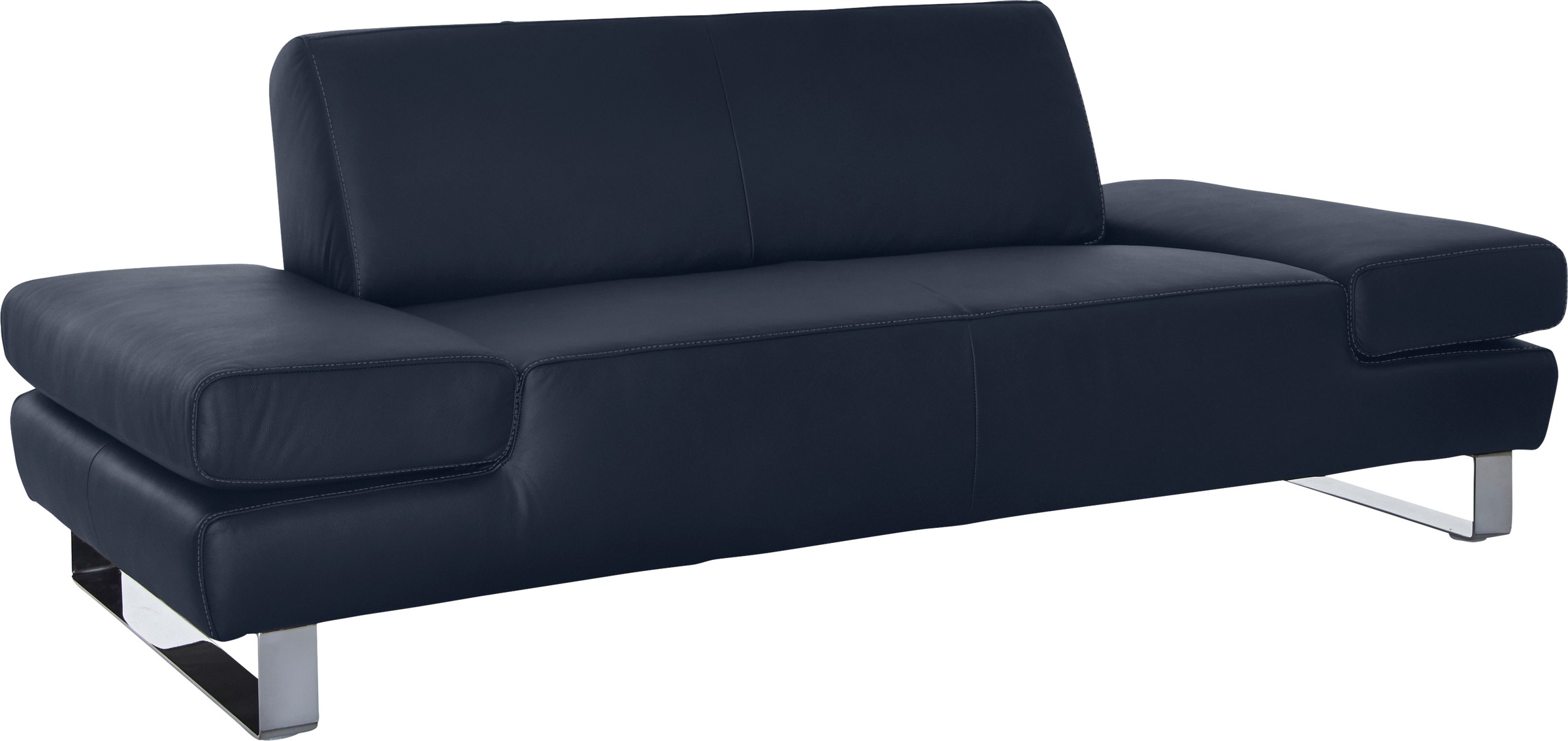 W.SCHILLIG 2-Sitzer »taboo Designsofa mit hohem Sitzkomfort«, mit Übertiefe, inklusive Armlehnenverstellung, mit Kontrastnaht