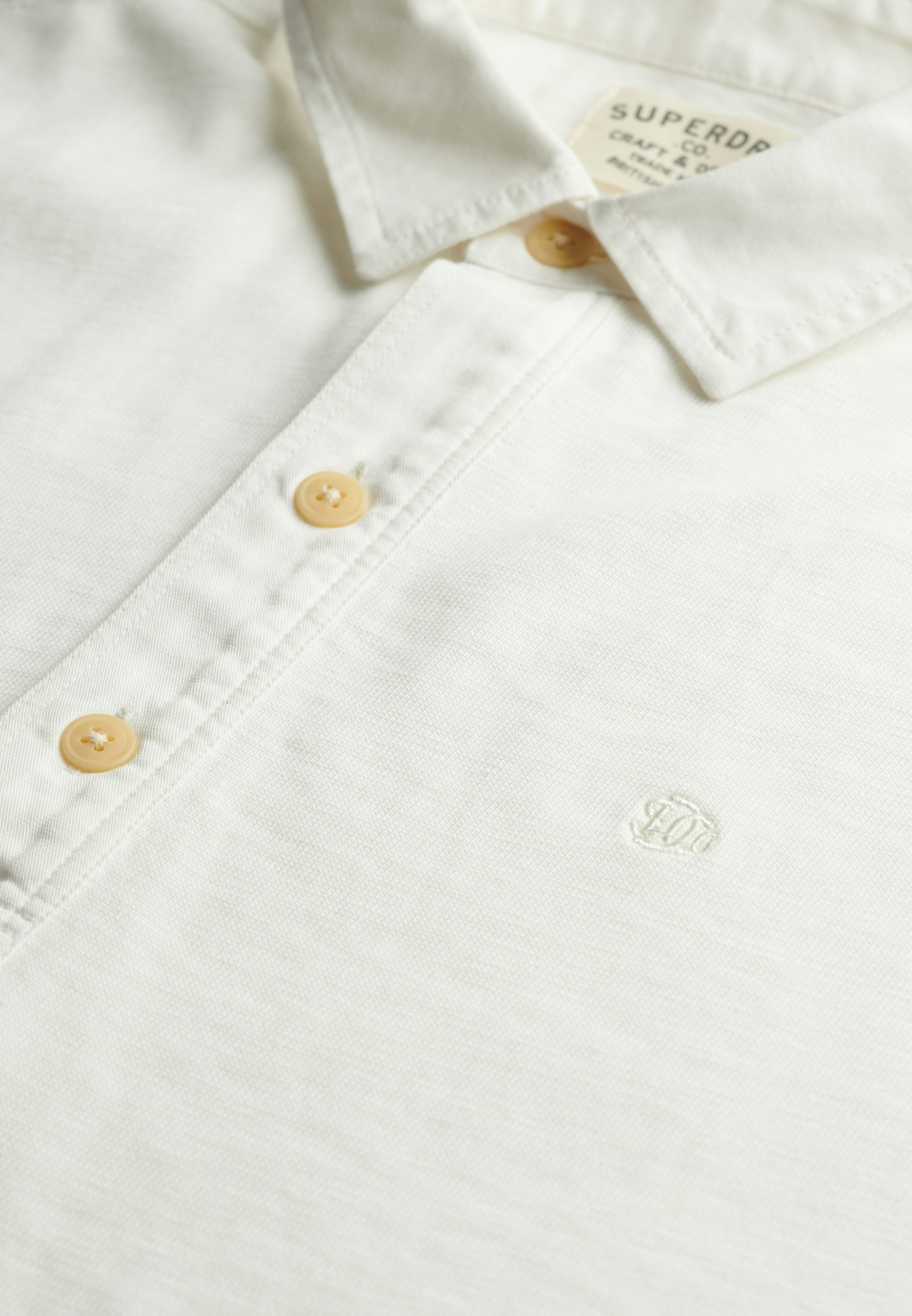 Superdry Langarm-Poloshirt »CLASSIC RUGBY TOP« aus Baumwolle und Single Jersey, Relaxed Fit, mit kurzer Knopfleiste
