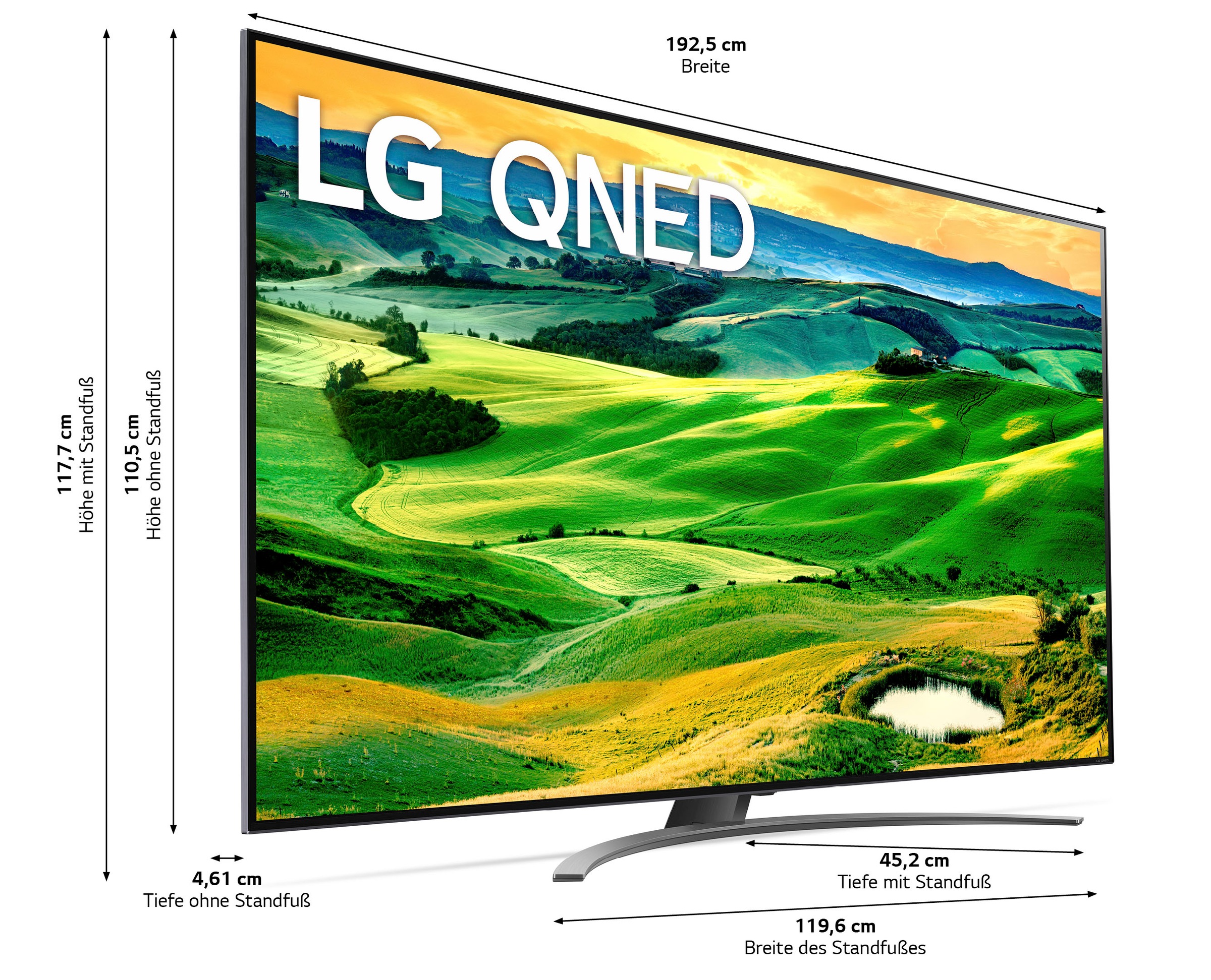 LG QNED-Fernseher »86QNED819QA«, 4K Ultra HD, Smart-TV