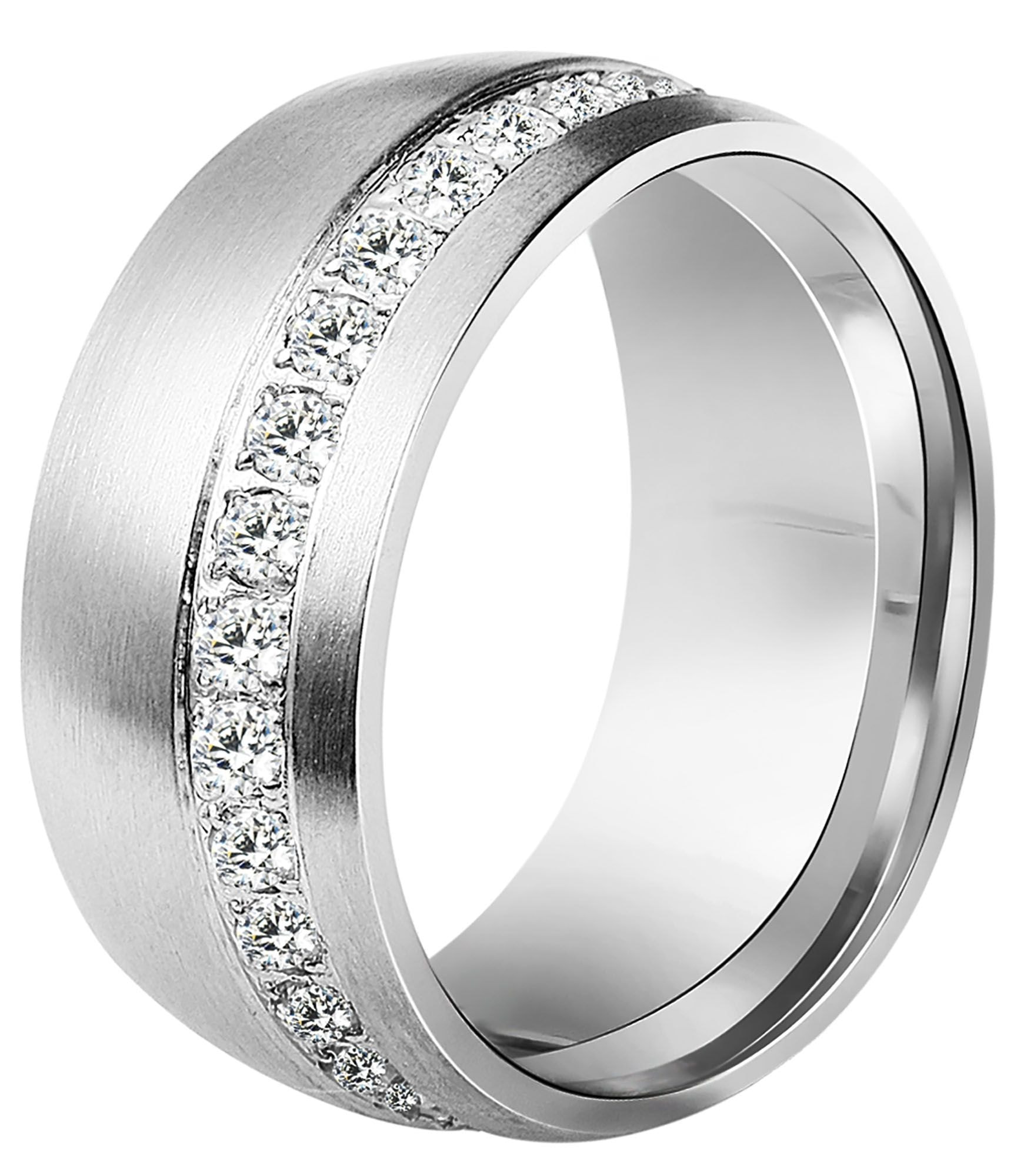 Adelia´s Fingerring »Damen Ring aus Edelstahl«