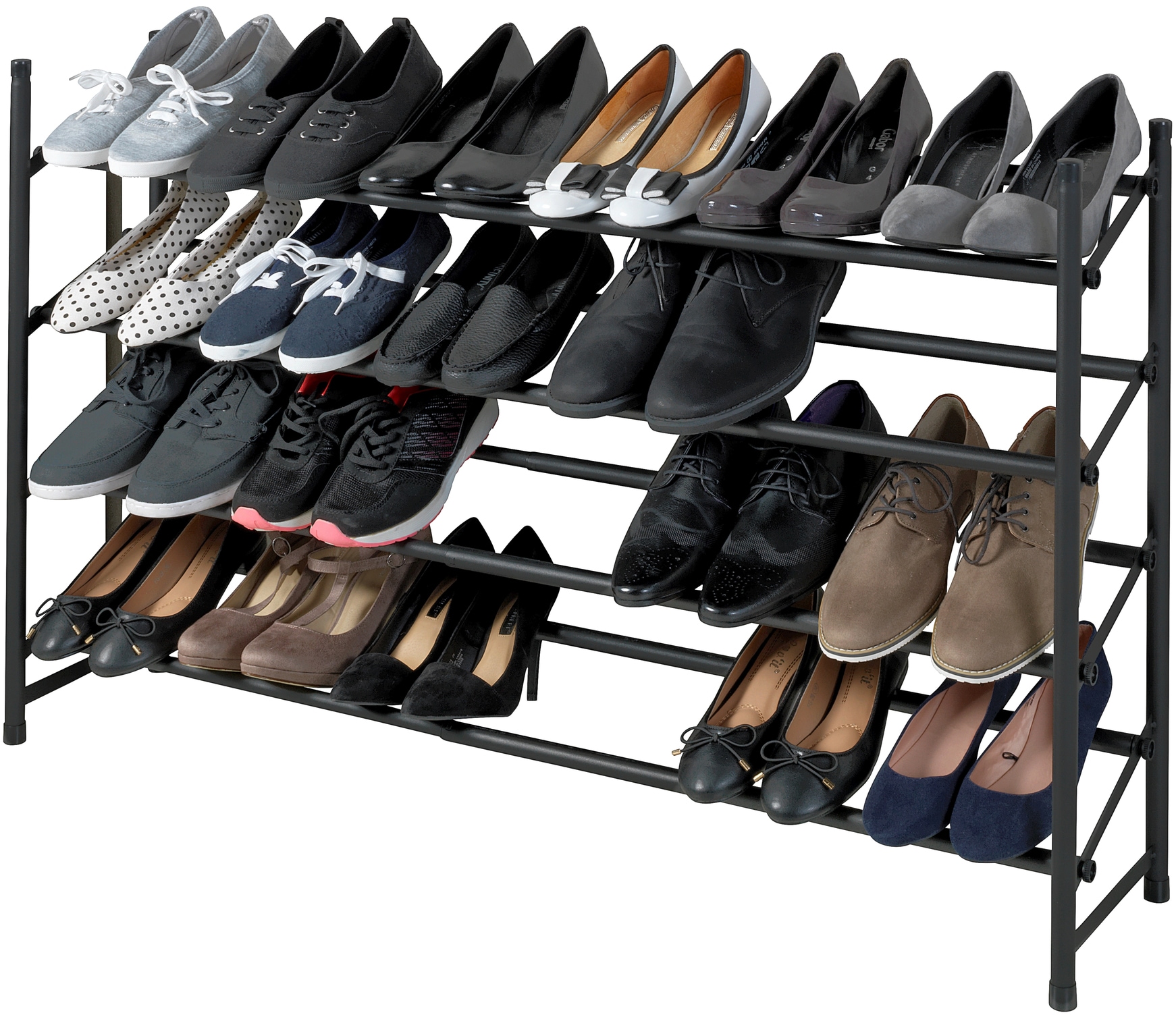 WENKO Schuhregal Paar von bis Schuhe 24 OTTO im ausziehbar für Shop Online 115 »Hero«, 62 cm