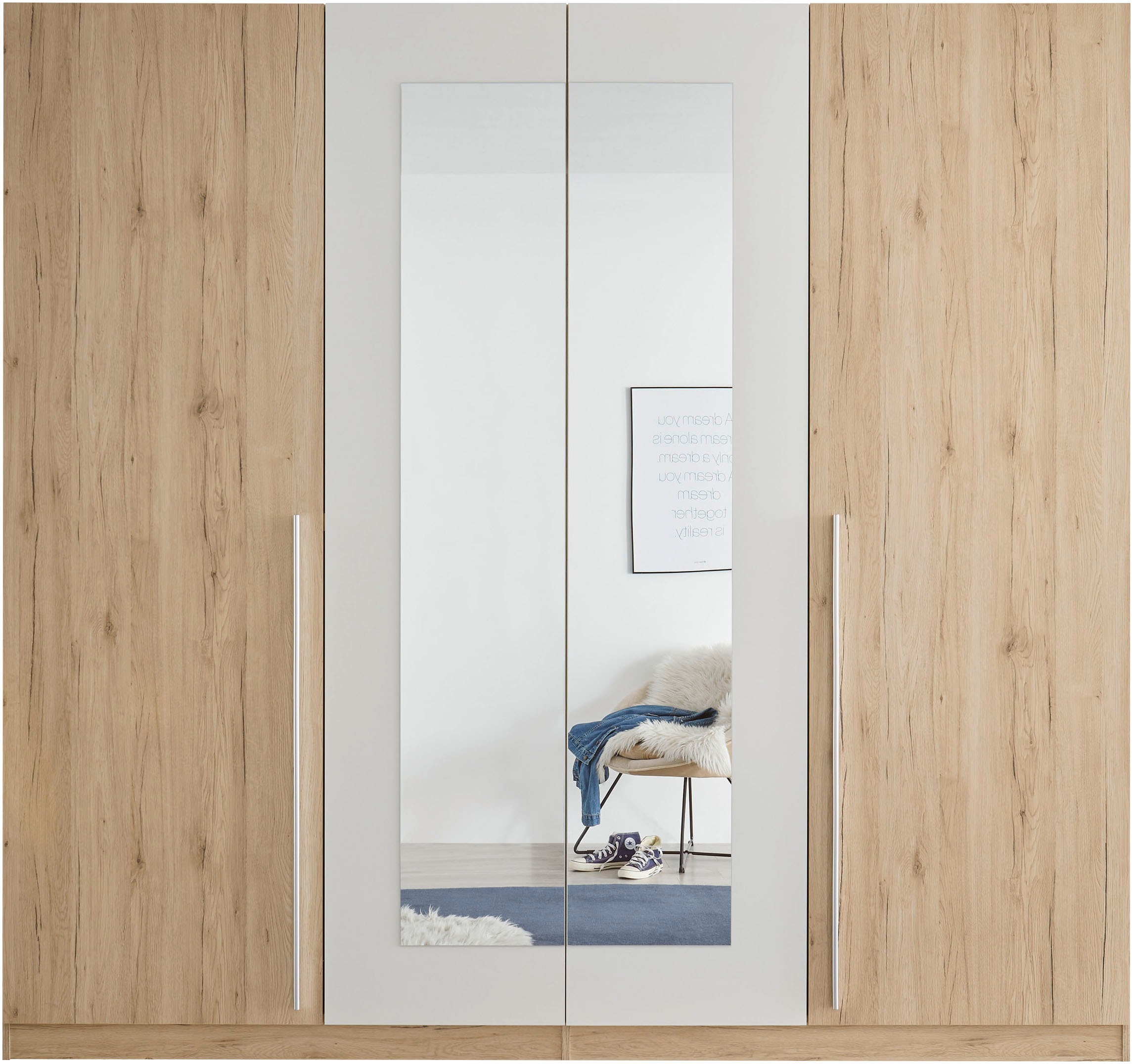 Schlafkontor Drehtürenschrank »Cano Kleiderschrank, Drehtürenschrank« Spiegeltüren