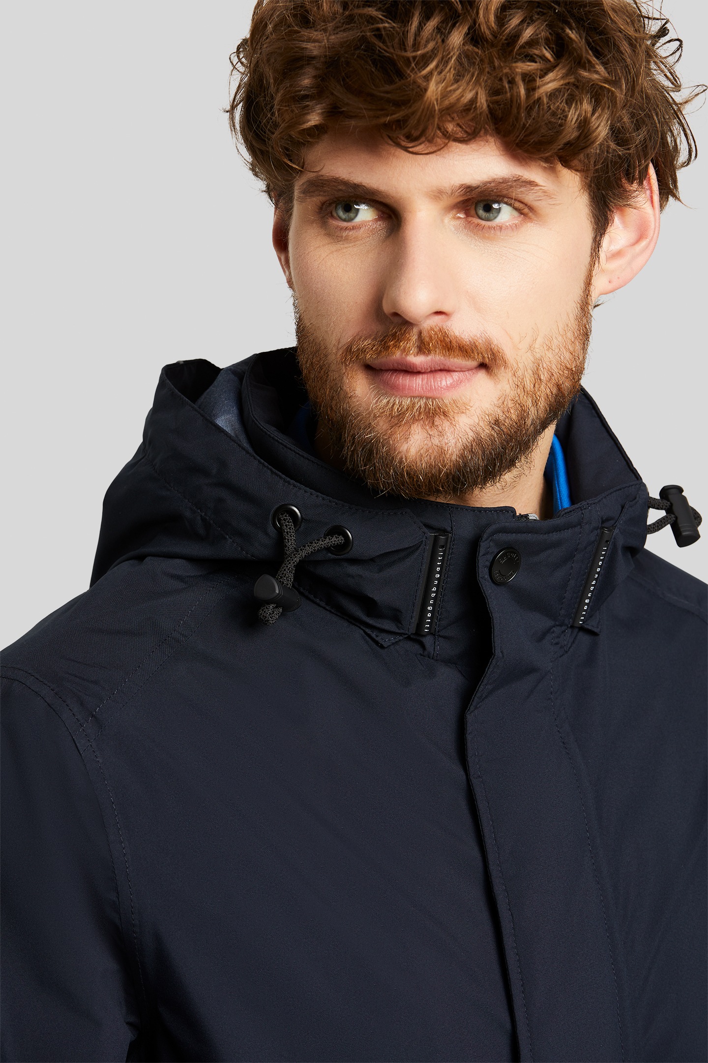 bugatti Regenjacke, mit Kapuze, mit verschweißten Nähten