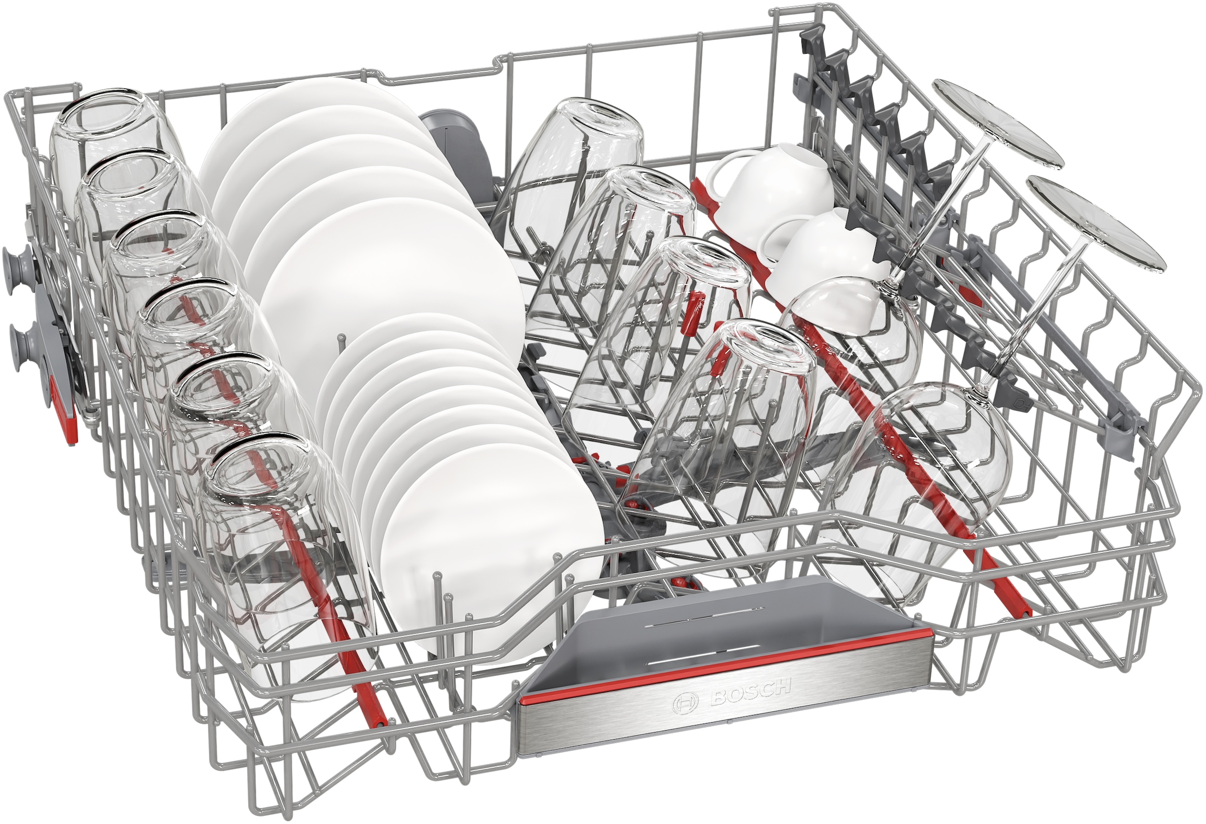 BOSCH vollintegrierbarer Geschirrspüler Serie 6 »SBV6ZCX25E« 14 tlg. Maßgedecke