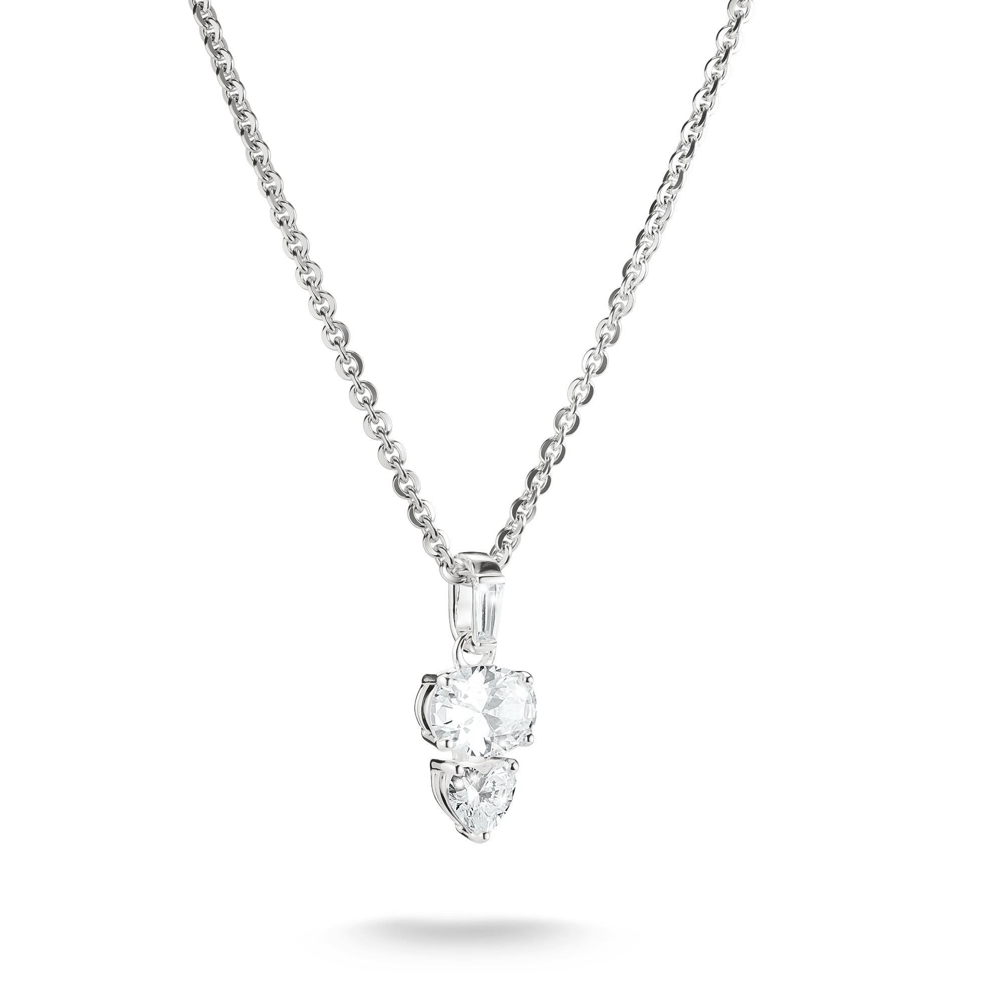 THOMAS SABO Kette mit Anhänger »Silberkette mit Zirkonia« mit Zirkonia (synth.)