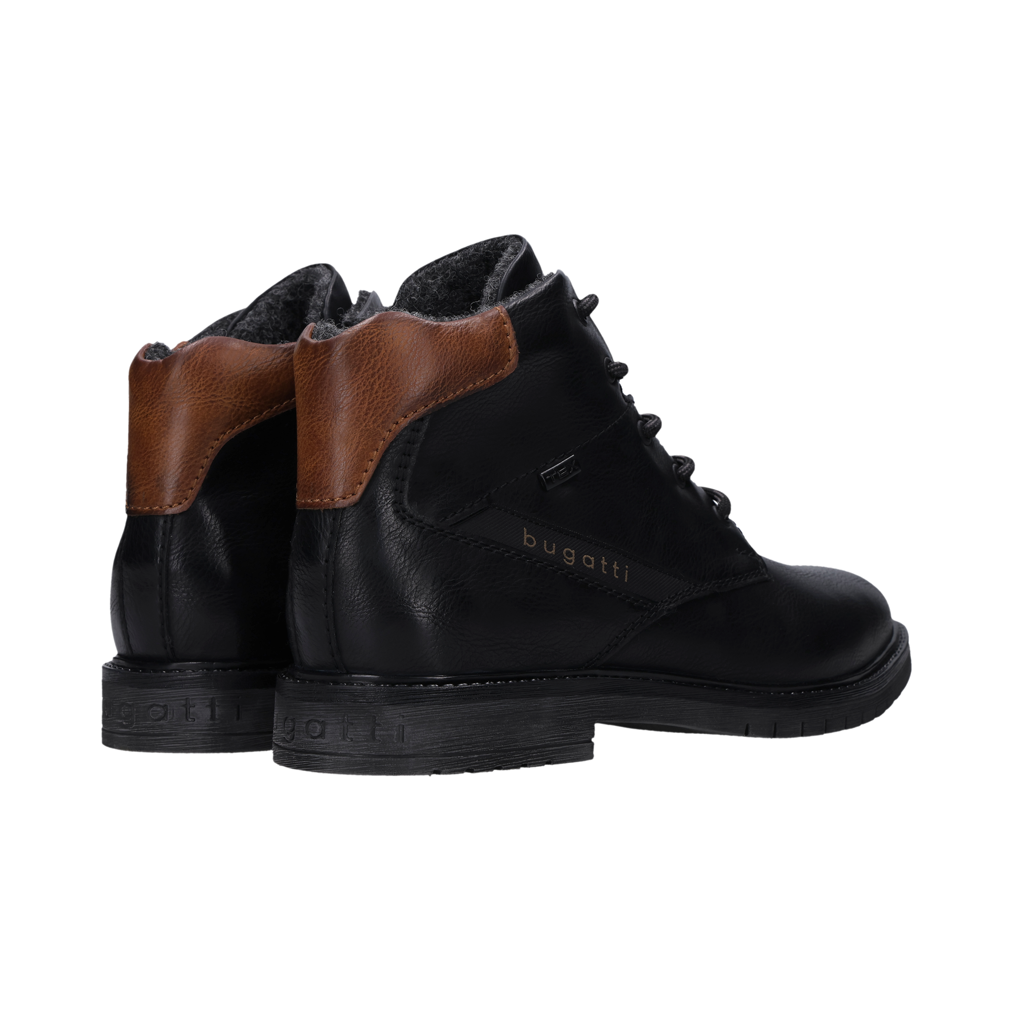 bugatti Schnürstiefelette  Schnürboots mit Profilsohle, schmale Form