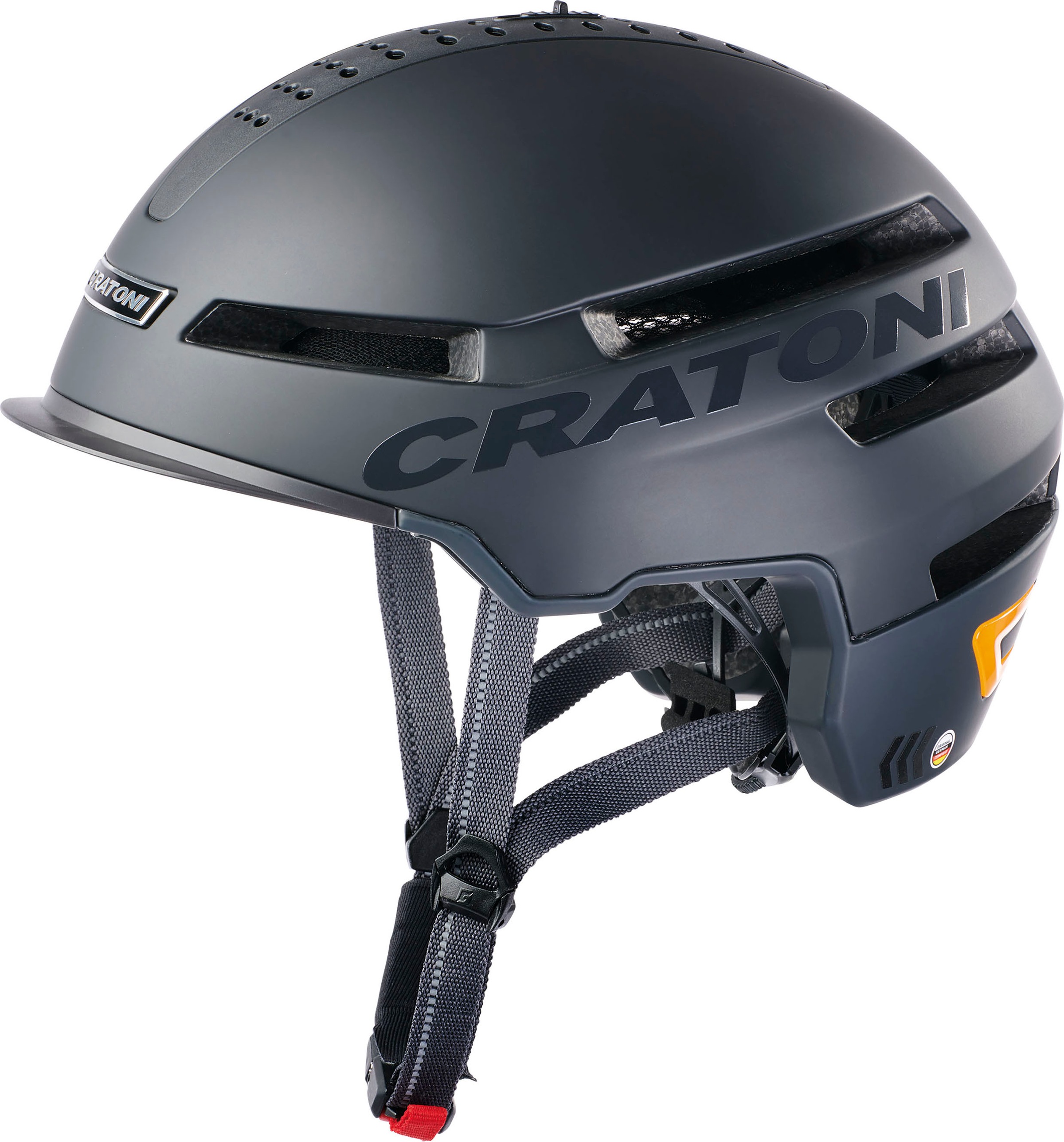 Cratoni Fahrradhelm »Smartride 1.2« in schwarz, Größe 58/61