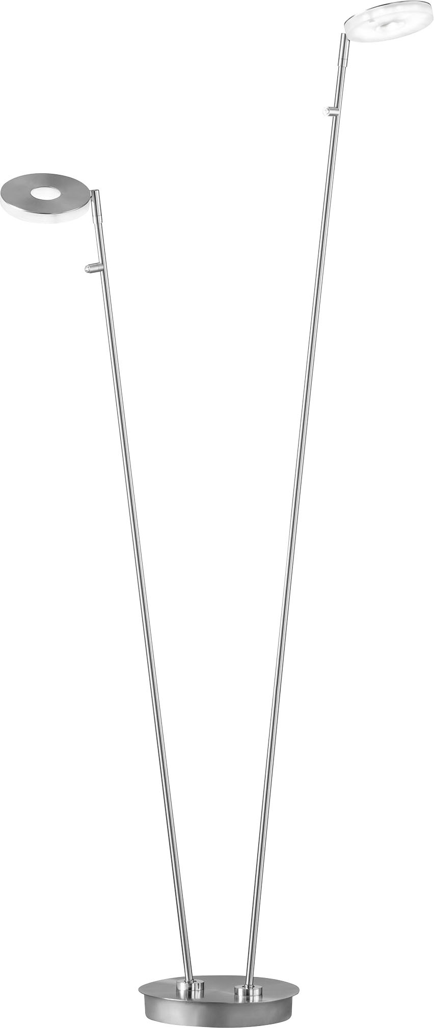 Fischer & Honsel LED Stehlampe »Dent« LED-Modul 1 Stk. warmweiß - kaltweiß in grau, Größe Ø 22 cm Höhe: 135 cm