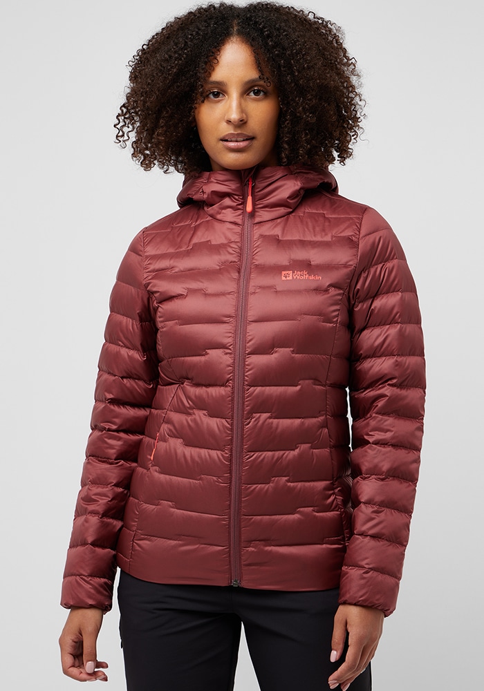Jack Wolfskin Daunenjacke »PASSAMANI DOWN HOODY W«, mit Kapuze