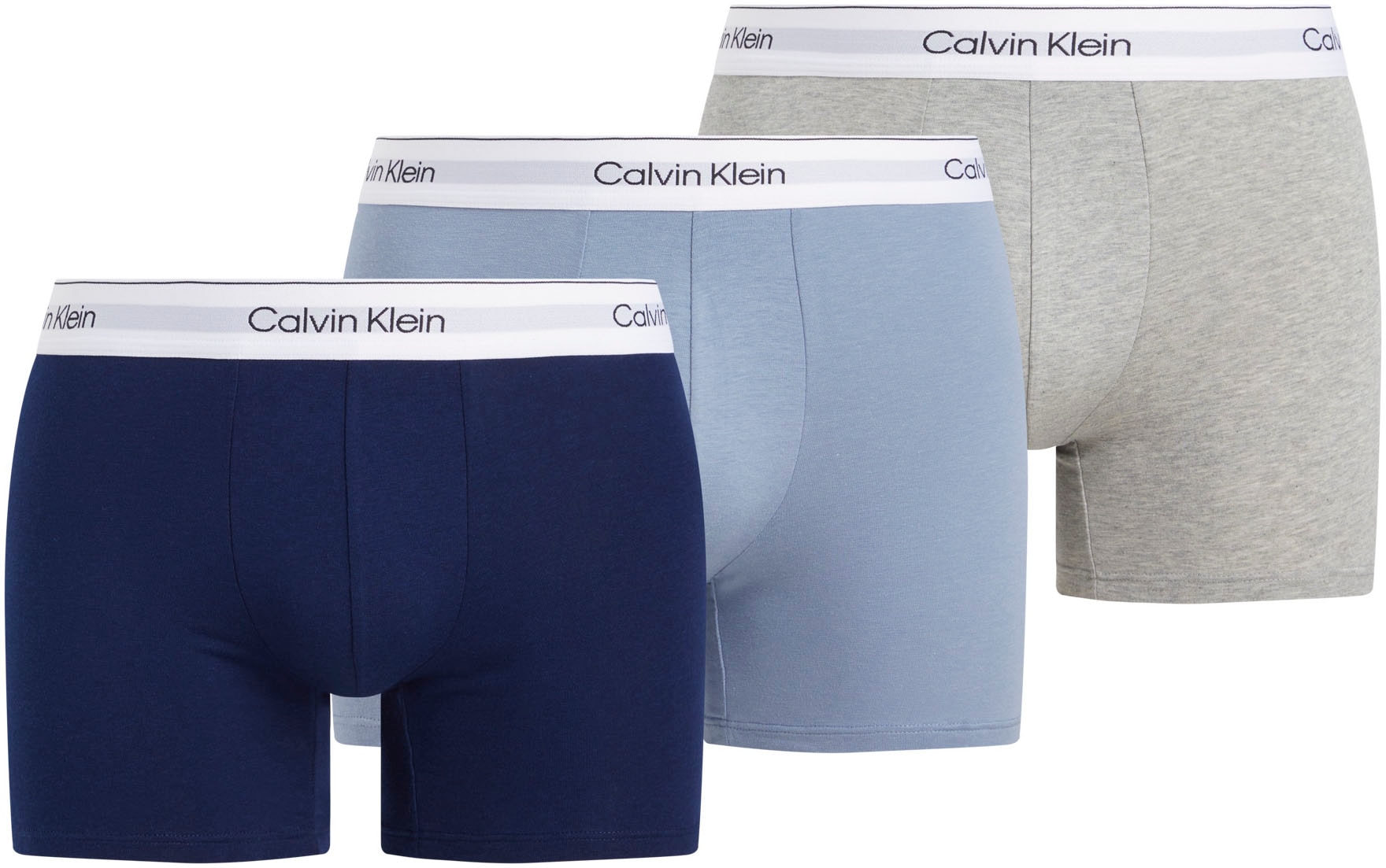 Boxer »BOXER BRIEF 3PK«, (Packung, 3 St.), mit längerem Bein, Logo-Elastikbund (3 Stück)