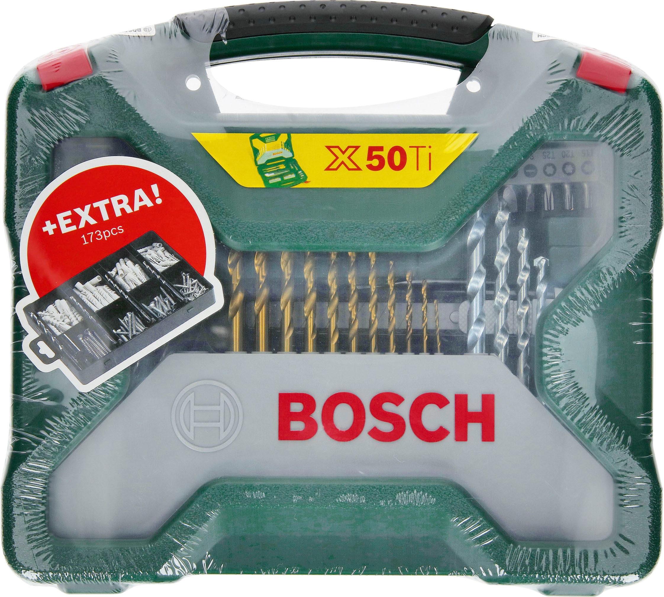 Bosch Home & Garden Bohrer- 173 plus Fixier-Set«, 173-teiliges St.) und online 50Ti Bitset bei »Zubehörset OTTO (Set, X-Line