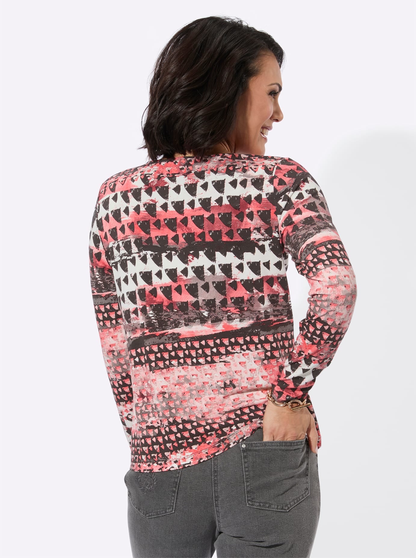 Casual Looks Langarmshirt »Rundhals-Shirt« 1