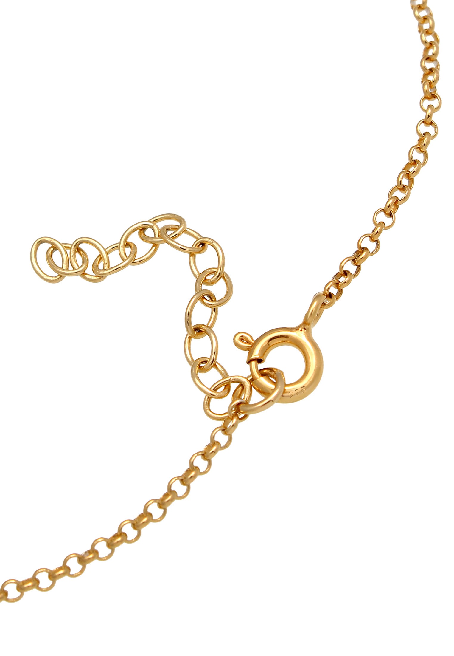 Elli Fußkette »Fußschmuck Fußkette Kleeblatt Glücksymbol 925 Silber«