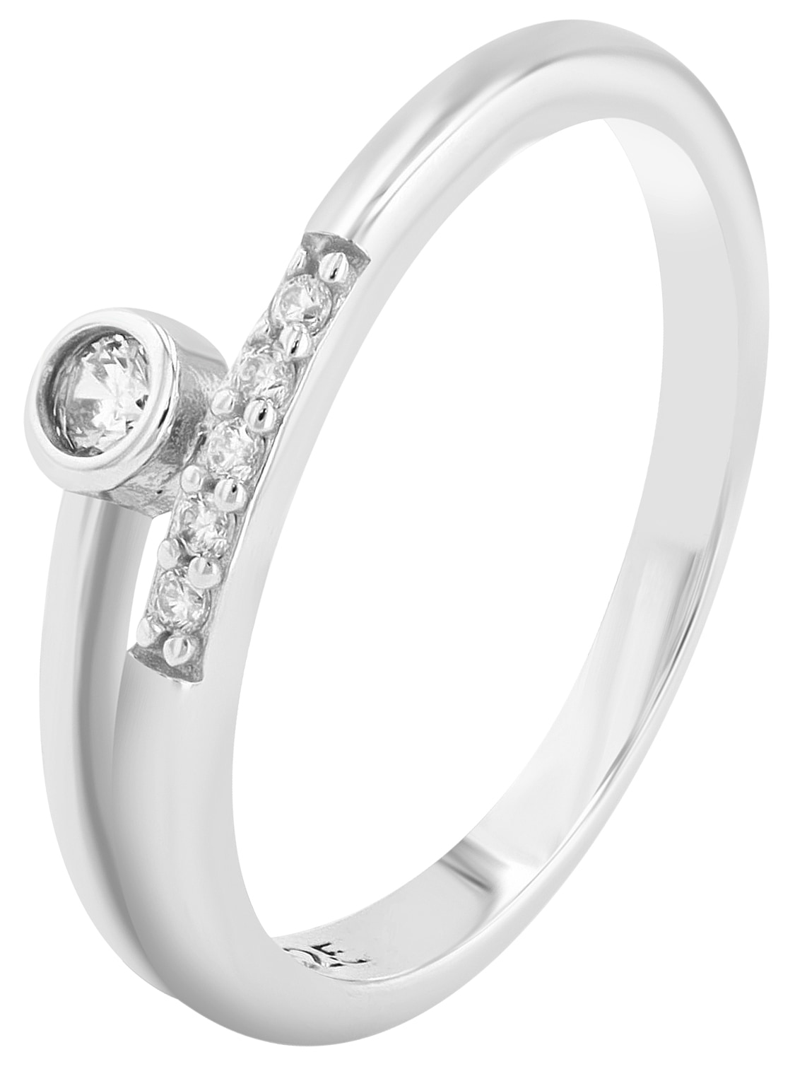 Adelia´s Fingerring »Damen Ring aus 925 Silber mit Zirkonia«