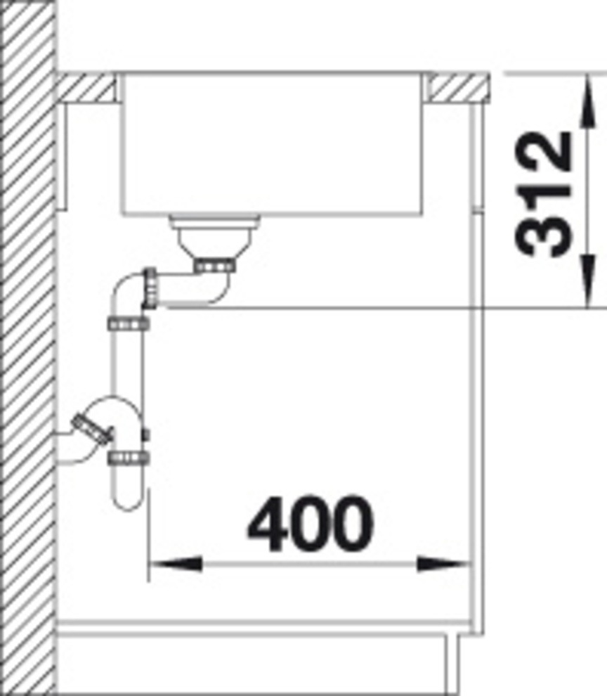 Blanco Granitspüle »SUBLINE 500-IF SteelFrame«, aus SILGRANIT®