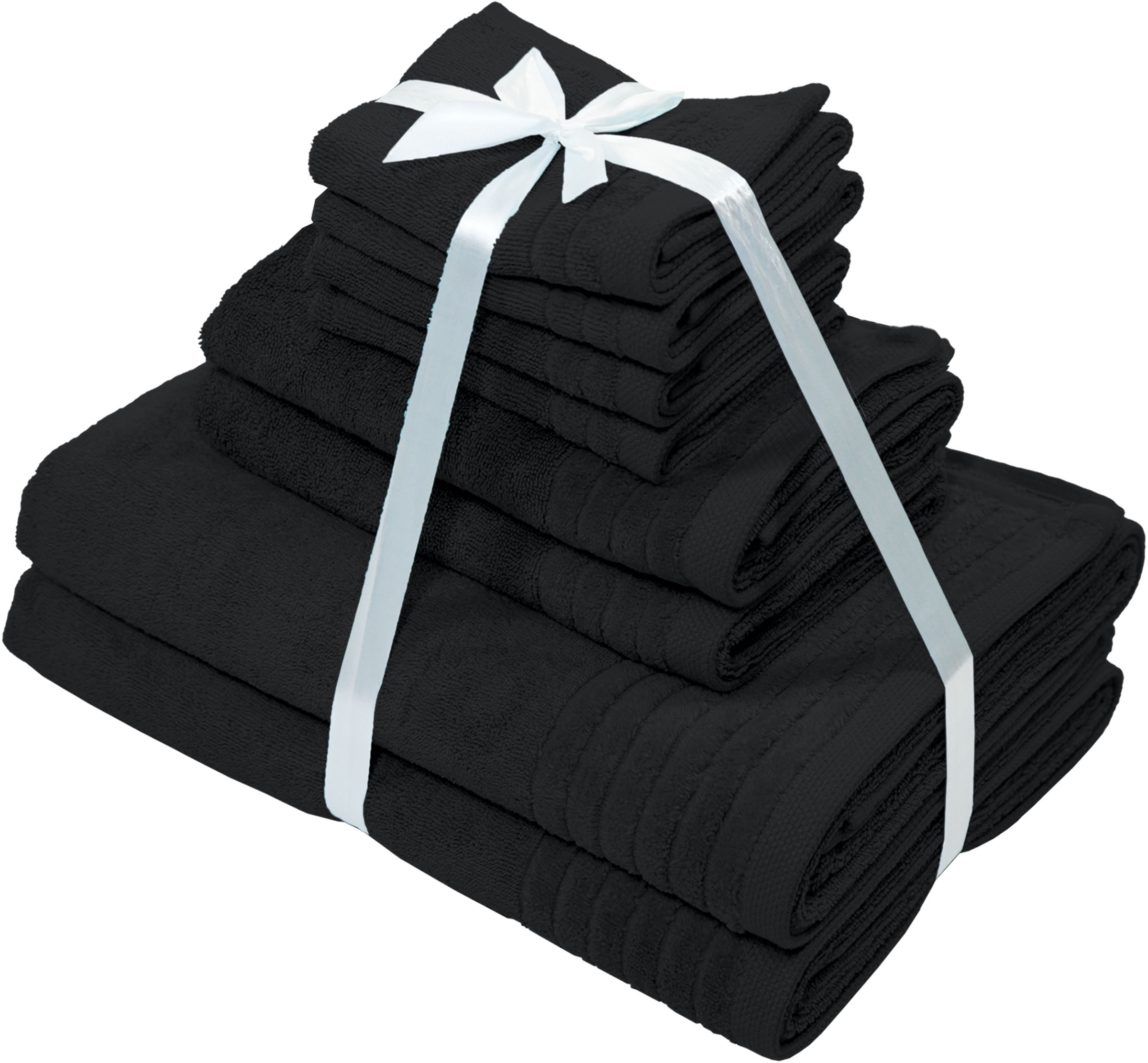 OTTO home Handtuch Set »Sanremo Premium, Premium Handtücher, 600 gr/m², dicke Qualität« Set 8 Stk. Frottier Duschtücher, Handtücher, Seiftücher, 100% Baumwolle, 5 Jahre Garantie