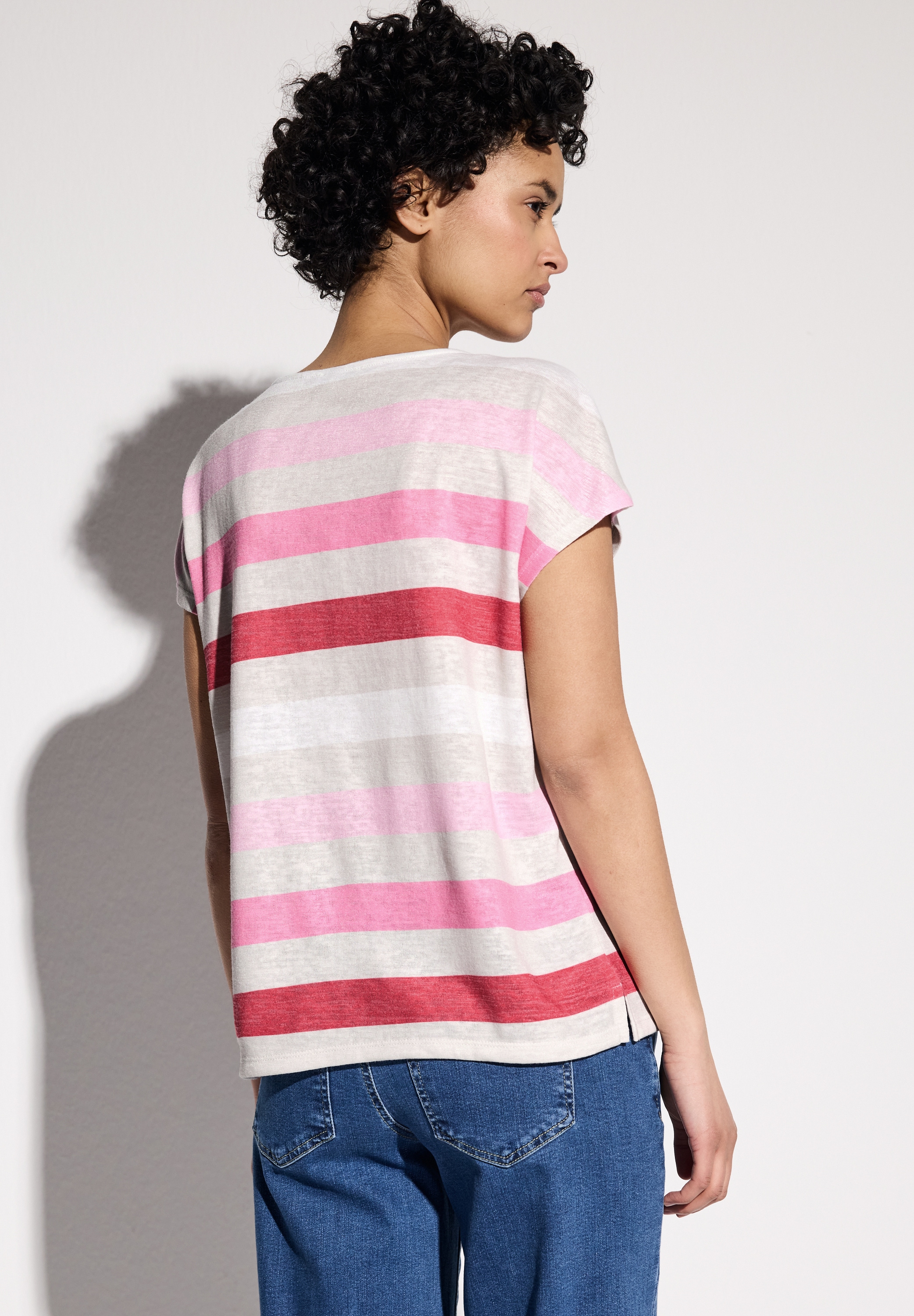 STREET ONE Shirttop, mit Streifenmuster