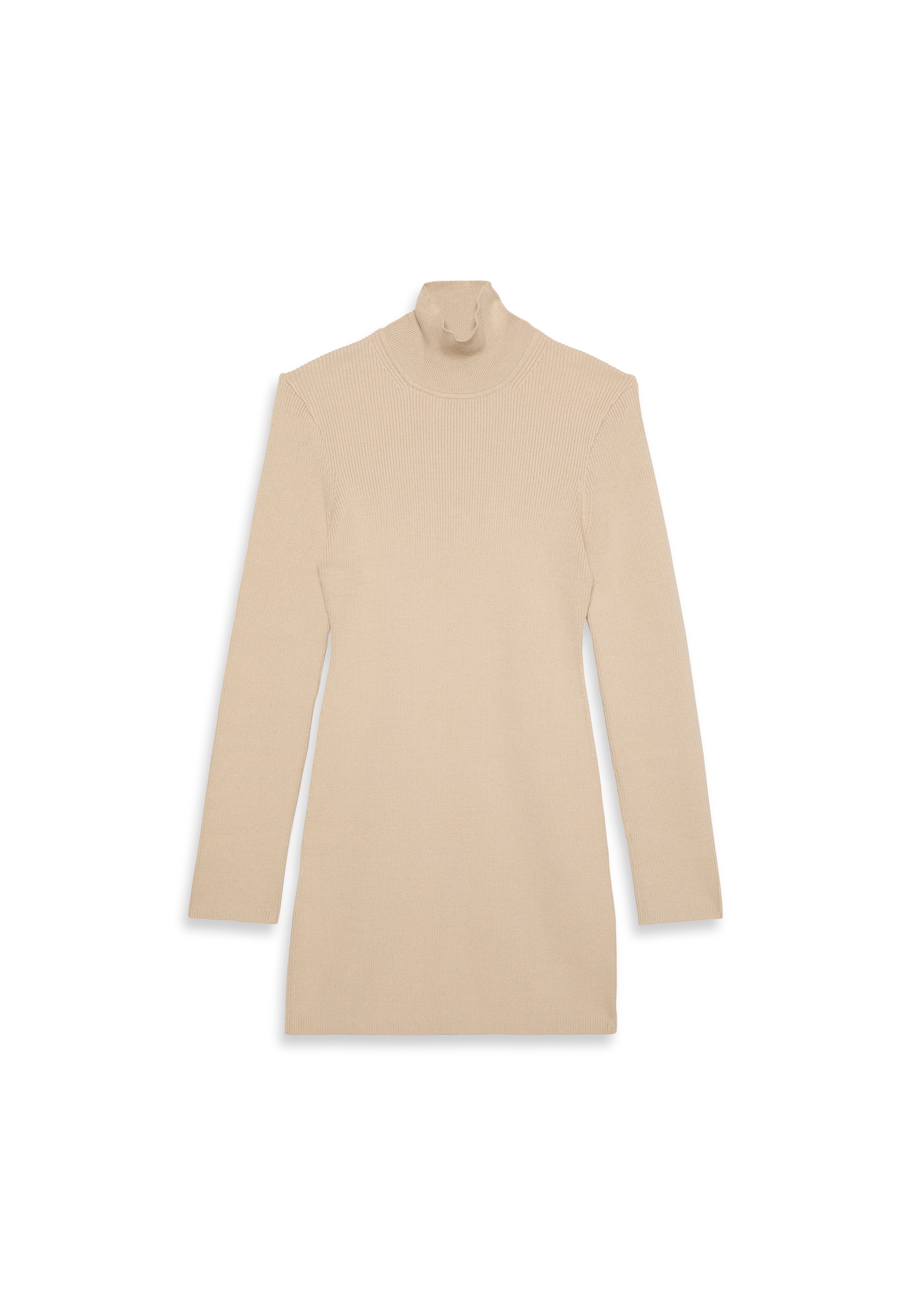 Calvin Klein Jeans Strickkleid »LS T NECK MINI DRESS«, Mit Rundhalsausschnitt, figurbetont