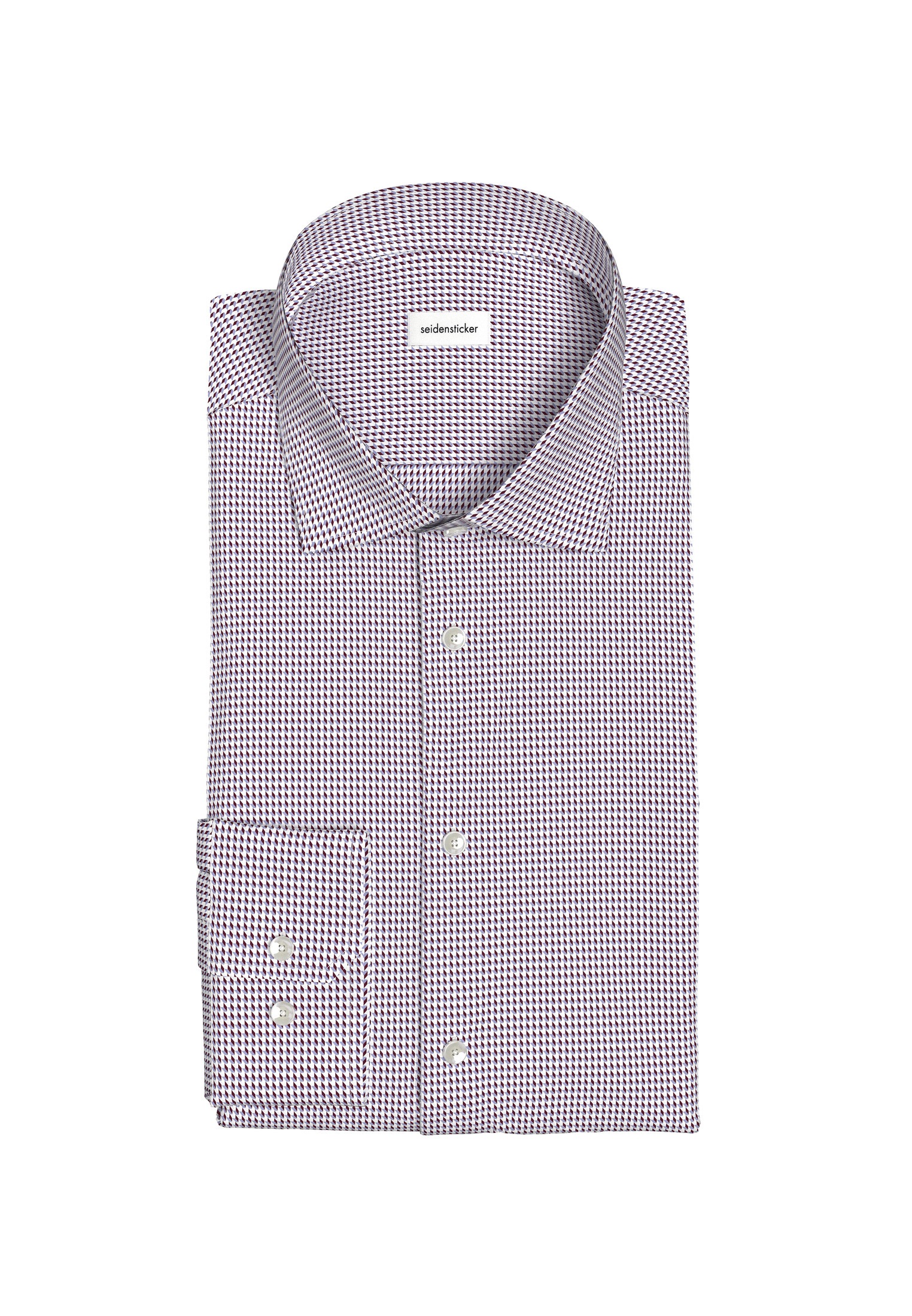 seidensticker Businesshemd »Schwarze Rose«, Comfort 1/1 Kentkragen Pepita