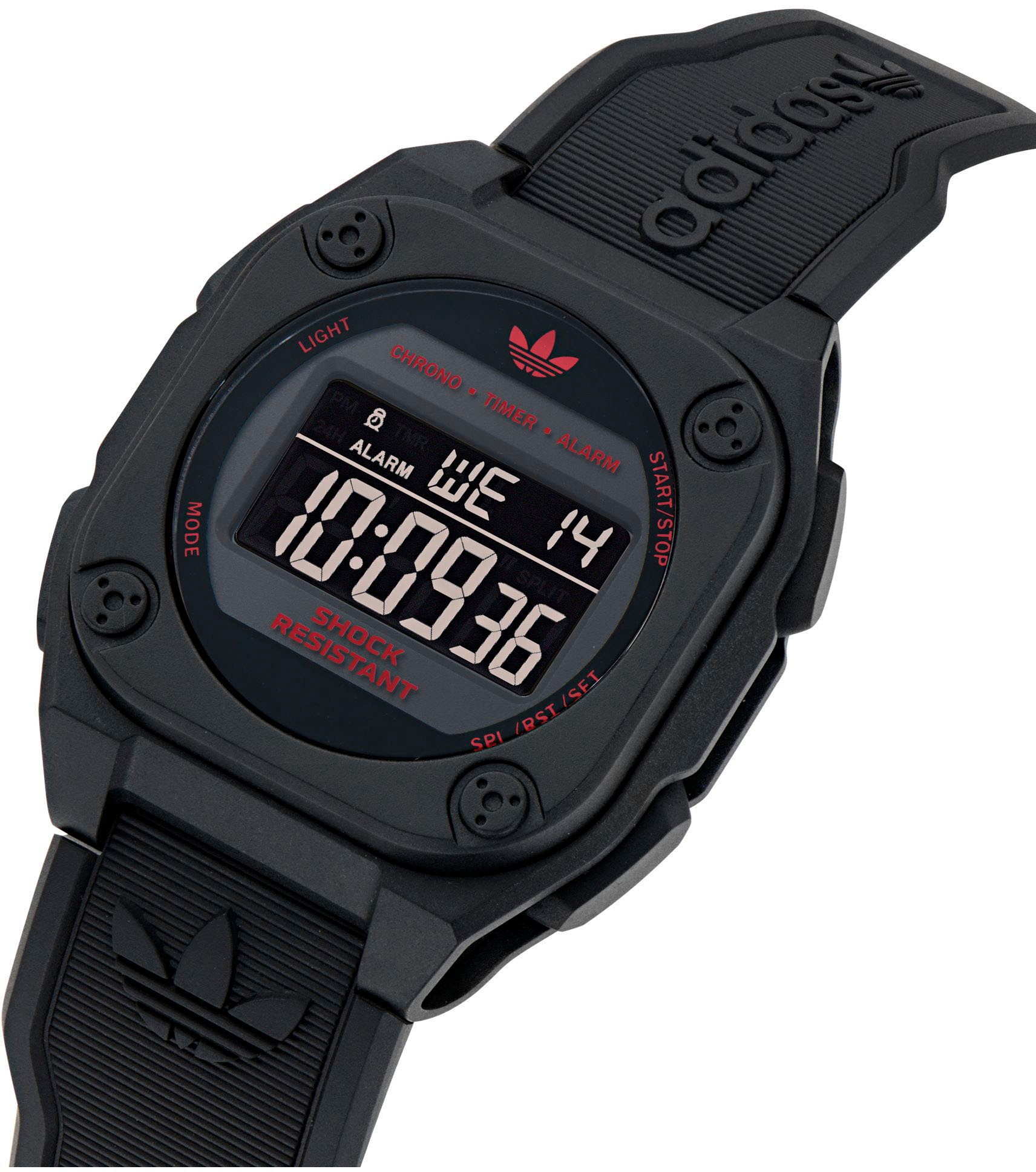 adidas Originals Chronograph »CITY TECH FOUR«, Quarzuhr, Armbanduhr, Herrenuhr, Damenuhr,Datum, Stoppfunktion,digital