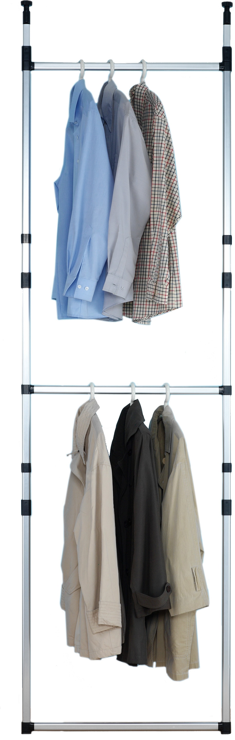 Ruco Teleskopregal, Aluminium/Kunststoff, ideal für online Kleiderschränke kaufen begehbare