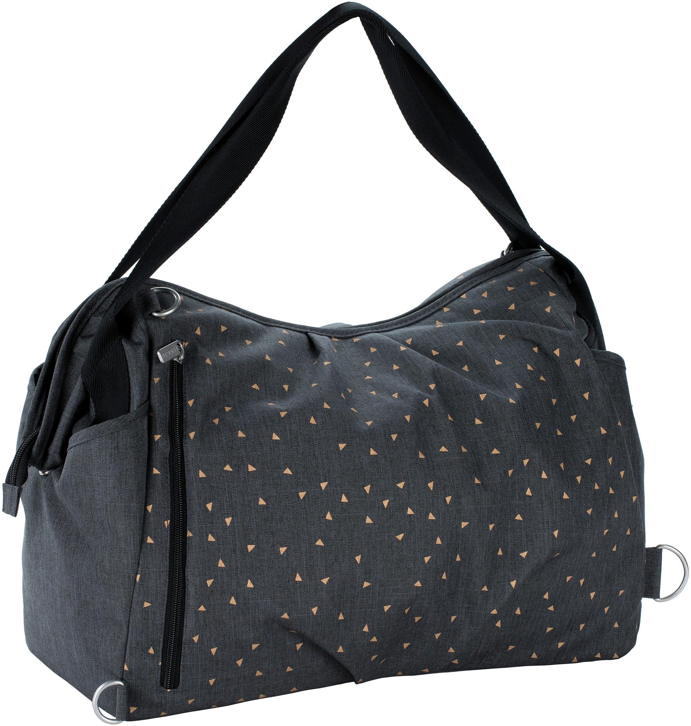 Bag Rucksackfunktion Twin vegan LÄSSIG Grey«, Wickelunterlage; Triangle, Dark OTTO PETA-approved bei Wickeltasche mit »Casual, und