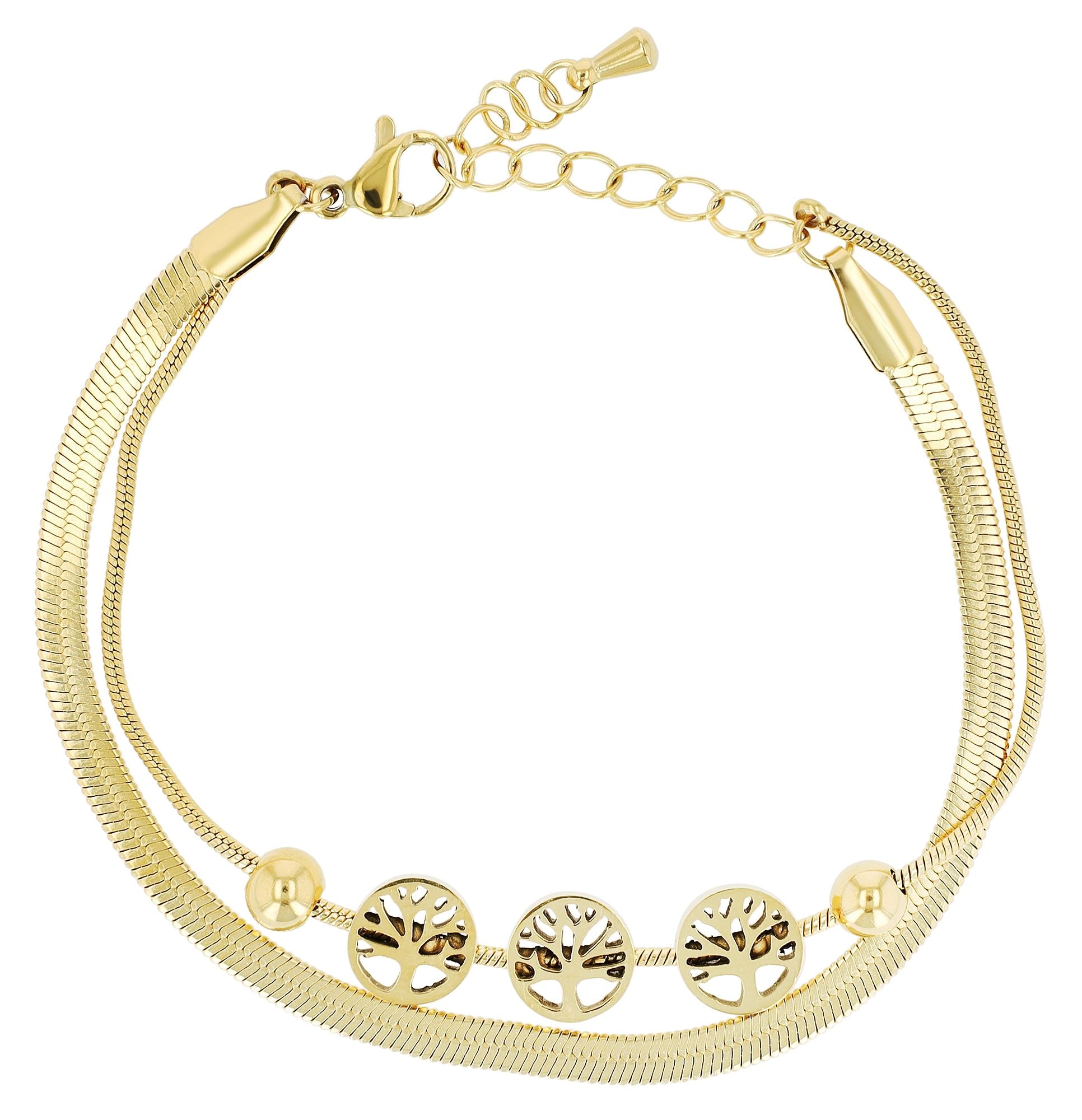 Adelia´s Armband »Damen Armband aus Edelstahl 16+4 cm«