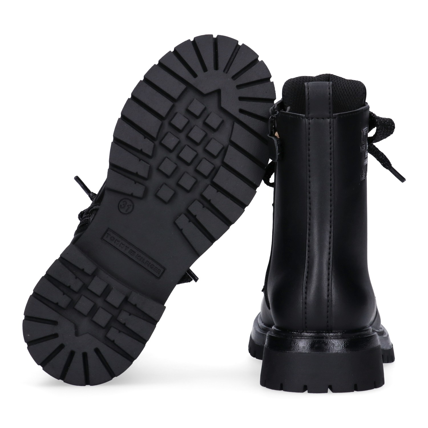 Tommy Hilfiger Schnürboots  Chunky Boots mit modischen Schnürsenkeln