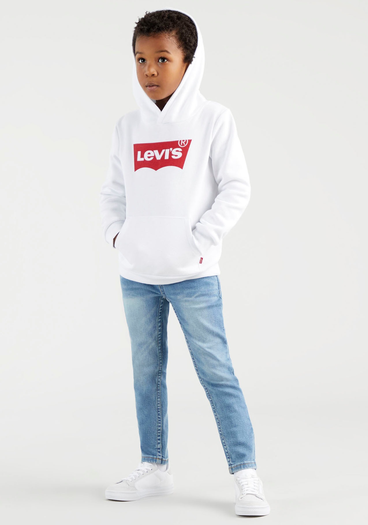 Levi's® Kids Kapuzensweatshirt »LVB BATWING SCREENPRINT HOODIE«, for BOYS