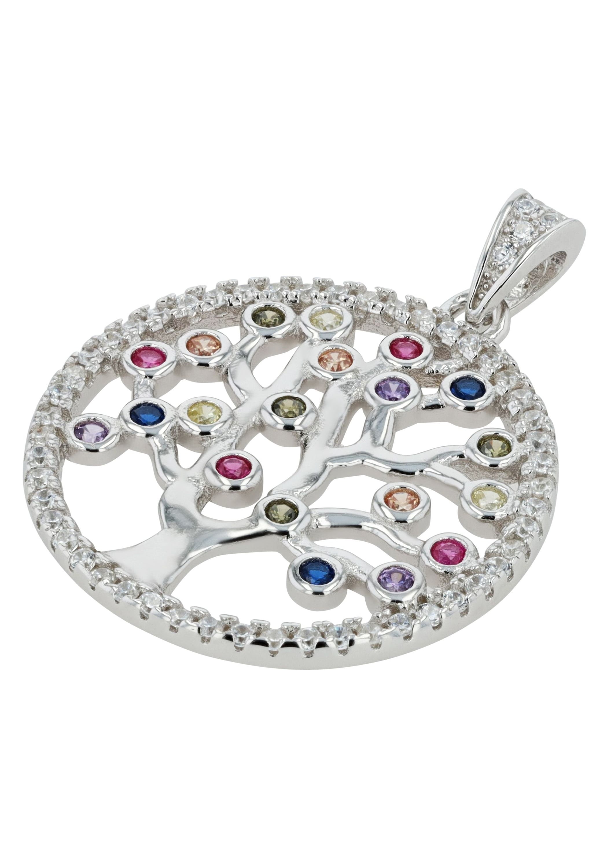 AKZENT Amulett »"Violet" aus 925 Sterlingsilber, rhodiniert, langlebig«