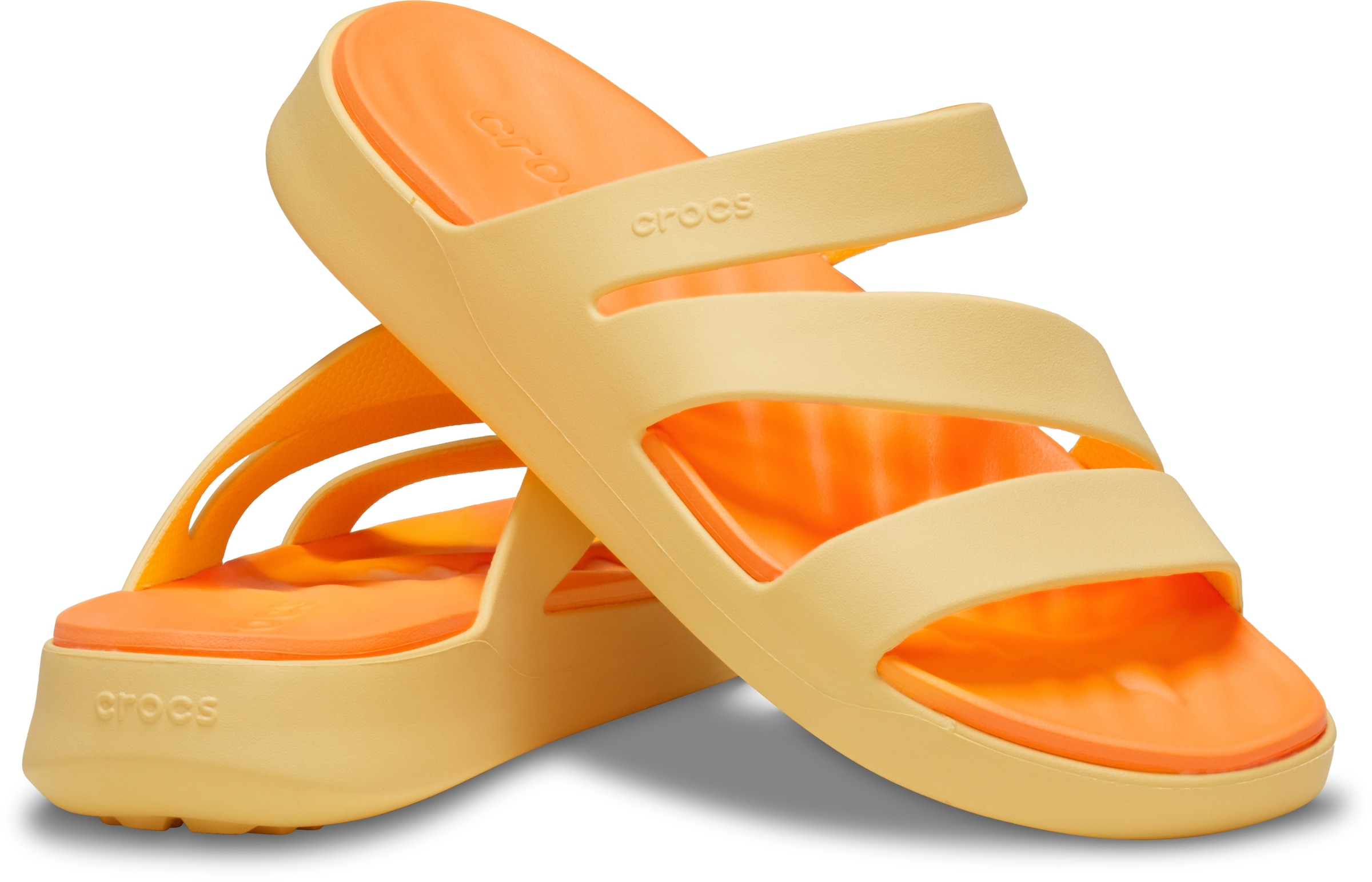 Crocs Badepantolette »Getaway Strappy«, Badeschuh, Pool Slides, Sandale mit Softfußbett