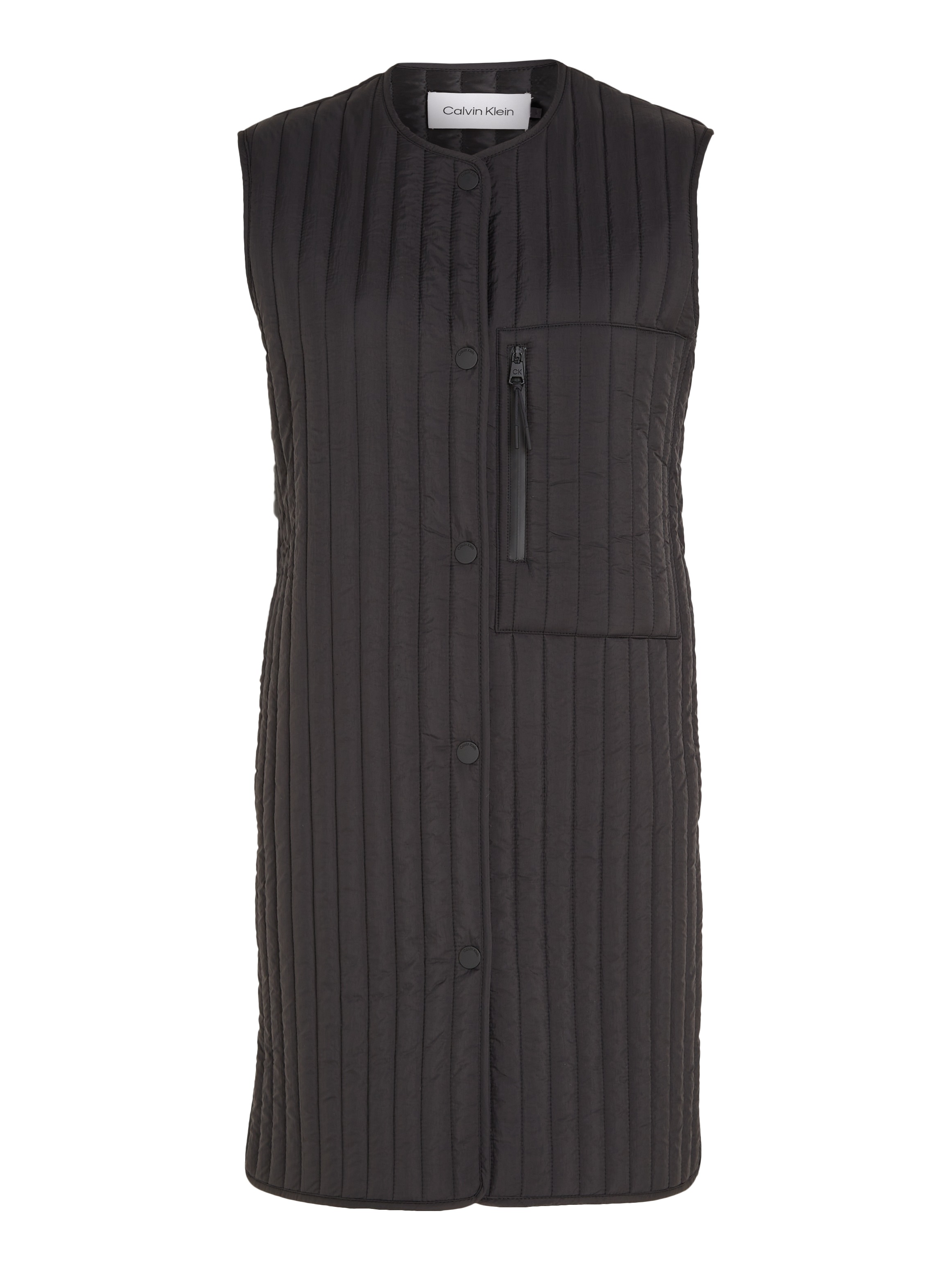 Calvin Klein Steppweste »LW VERTICAL QUILTED LONG VEST«