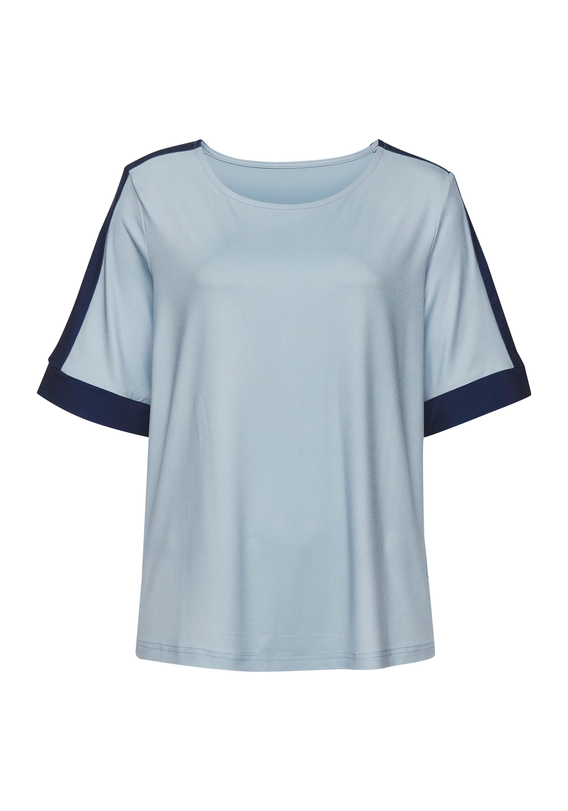 Vivance Kurzarmshirt, mit sportlichen Kontraststreifen