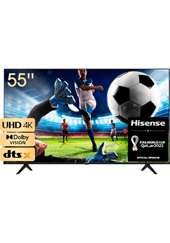 Hisense LED-Fernseher »55A6FG«, 139 cm/55 Zoll, 4K Ultra HD, Smart-TV, Triple Tuner... kaufen