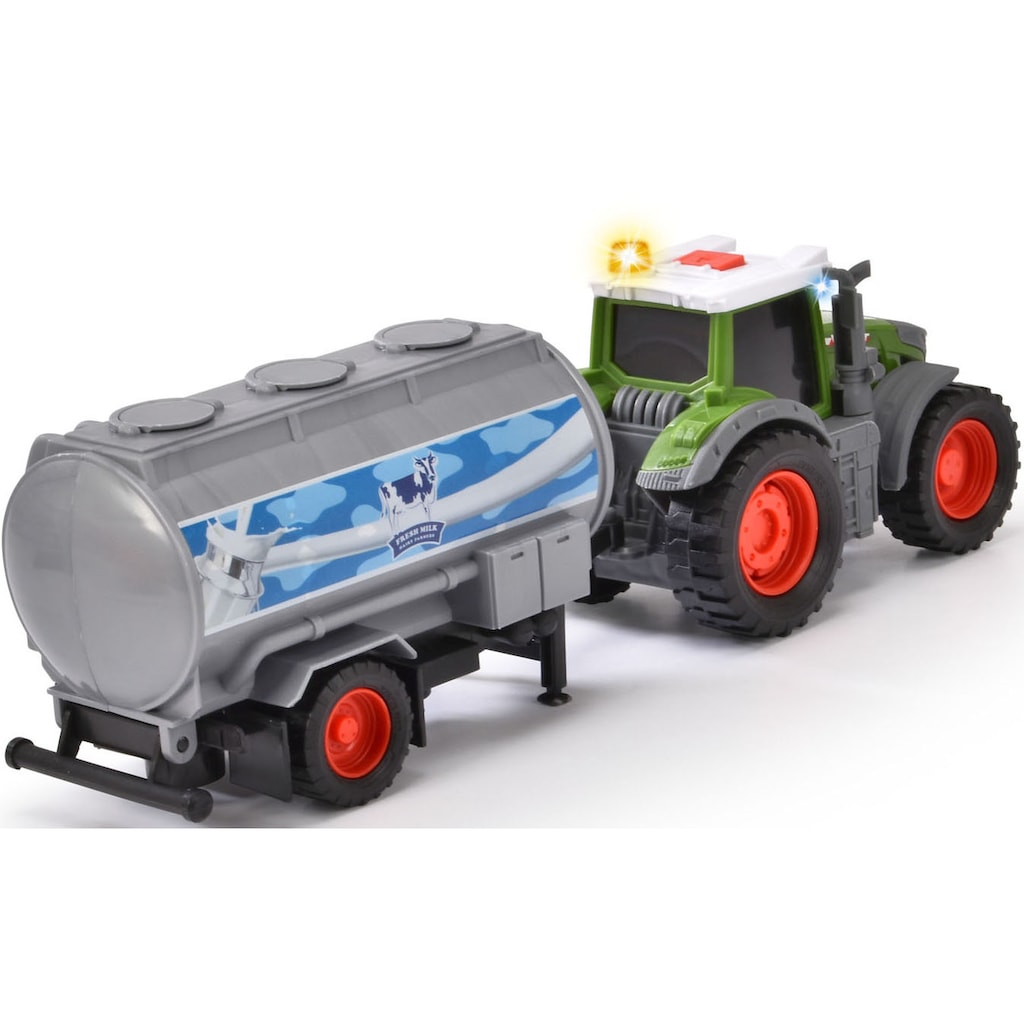 Dickie Toys Spielzeug-Traktor »Fendt mit Milch-Anhänger«